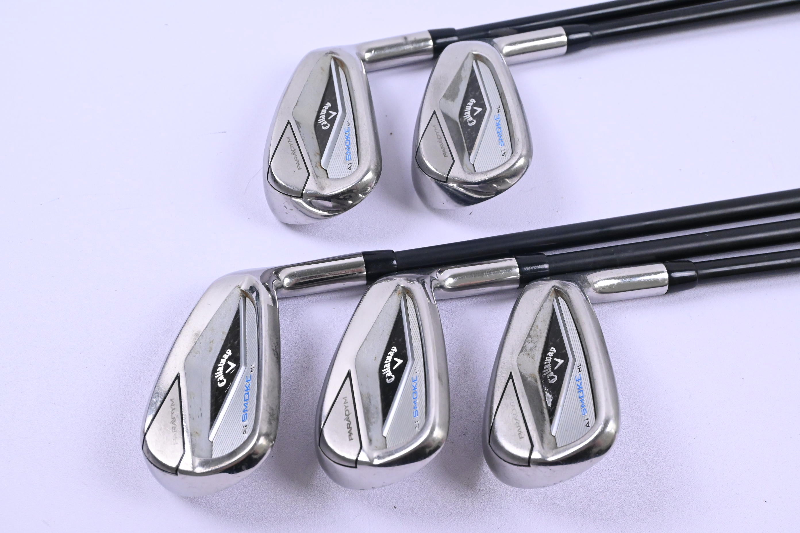 Callaway Paradym Ai Smoke HL Irons / 7-PW+GW / Senior Flex Cypher 50 Shaft