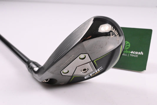 Left Hand Callaway Epic Flash #4 Hybrid / 21 Degree / Regular Flex Tensei AV 65