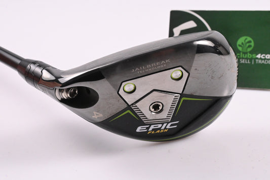 Left Hand Callaway Epic Flash #4 Hybrid / 21 Degree / Regular Flex Tensei AV 65