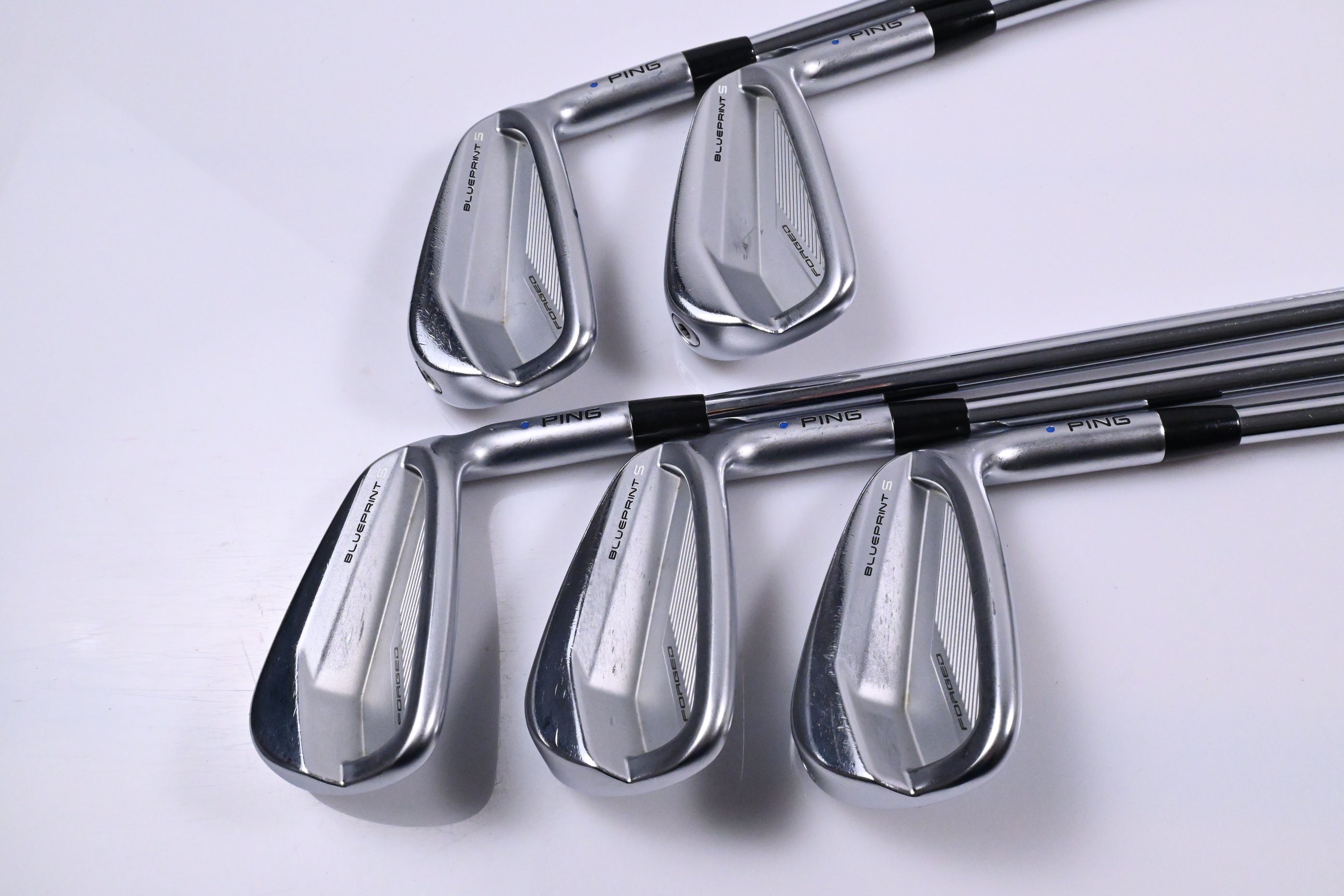 Ping Blueprint S Irons / 6-PW / Blue Dot / X-Flex N.S.Pro Modus3 Tour 120 Shafts