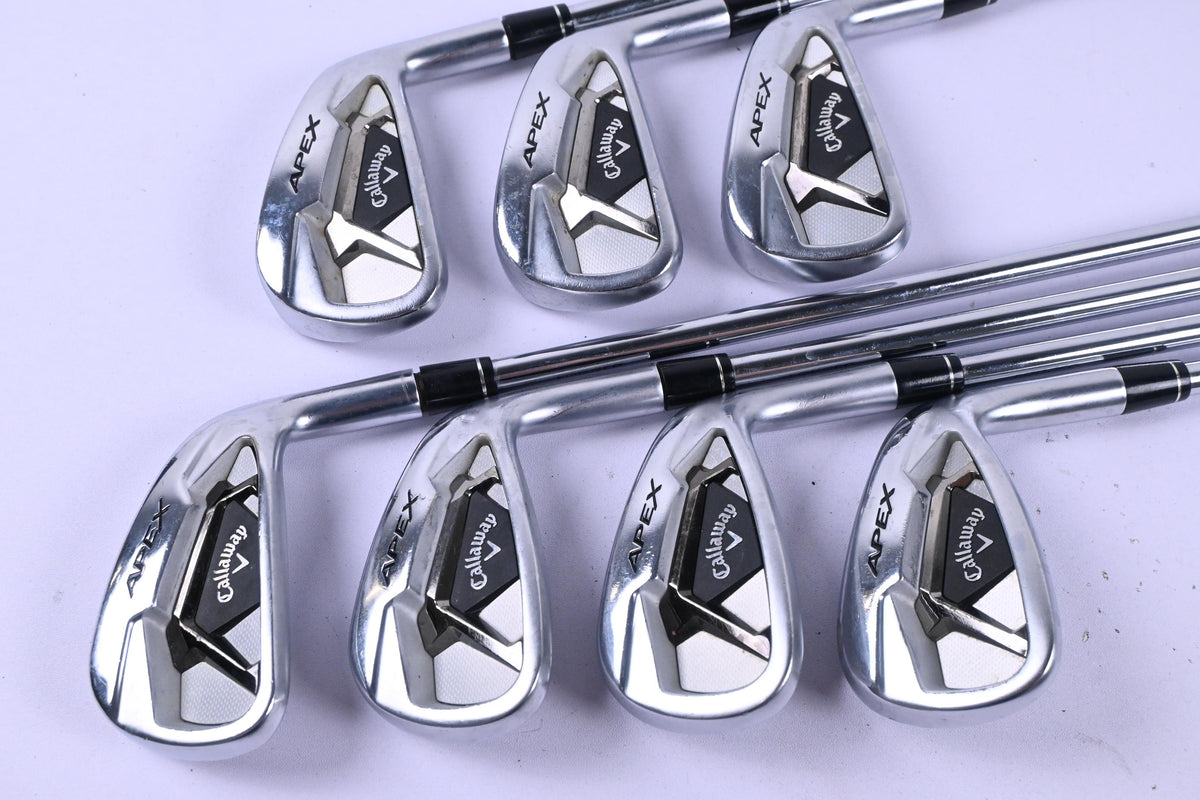 Callaway Apex 21 Irons / 4-PW / Stiff Flex Project X Rifle 105 Shafts
