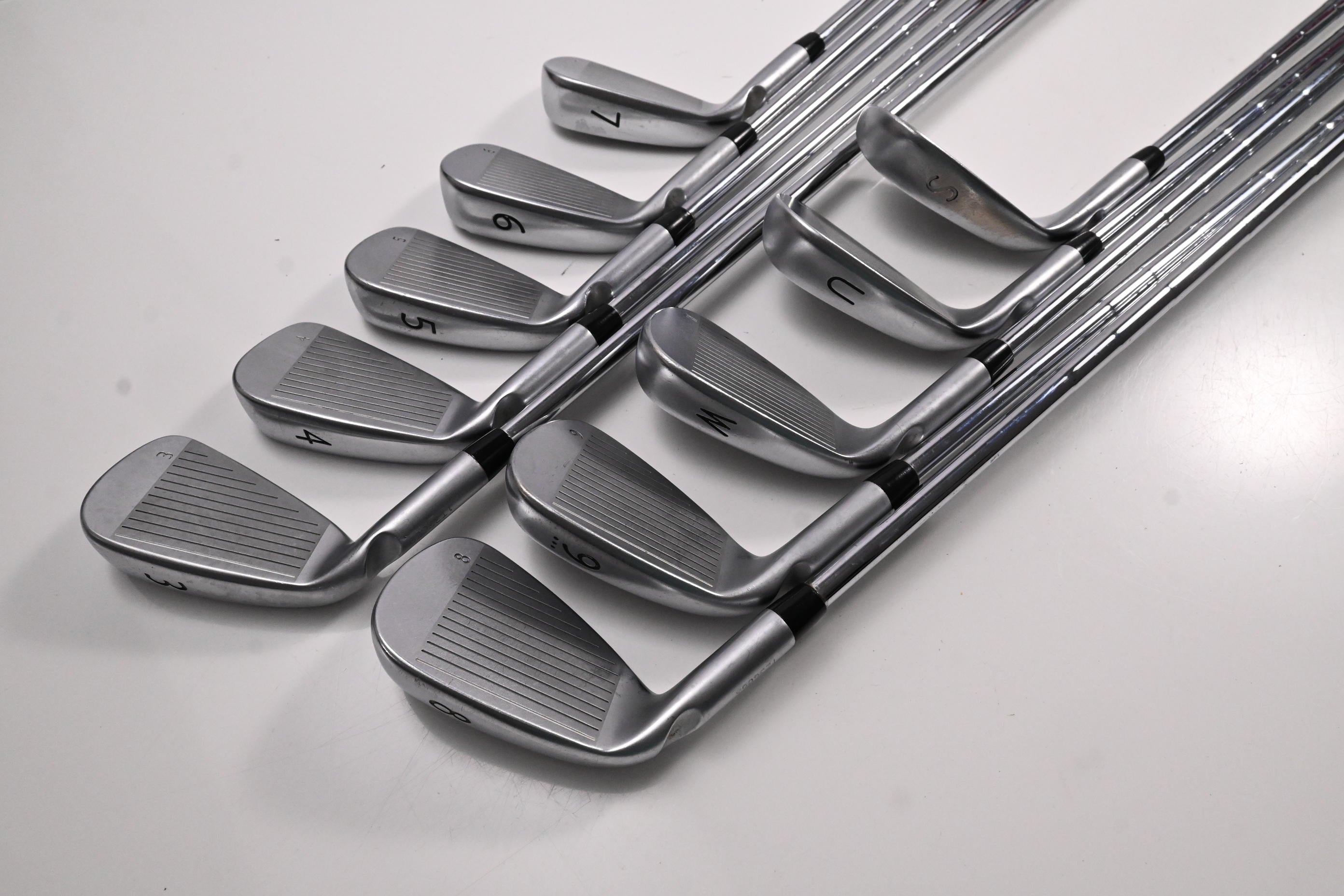 Ping i20 Irons / 3-PW+GW+SW / Yellow Dot / Stiff Flex Ping CFS Shafts