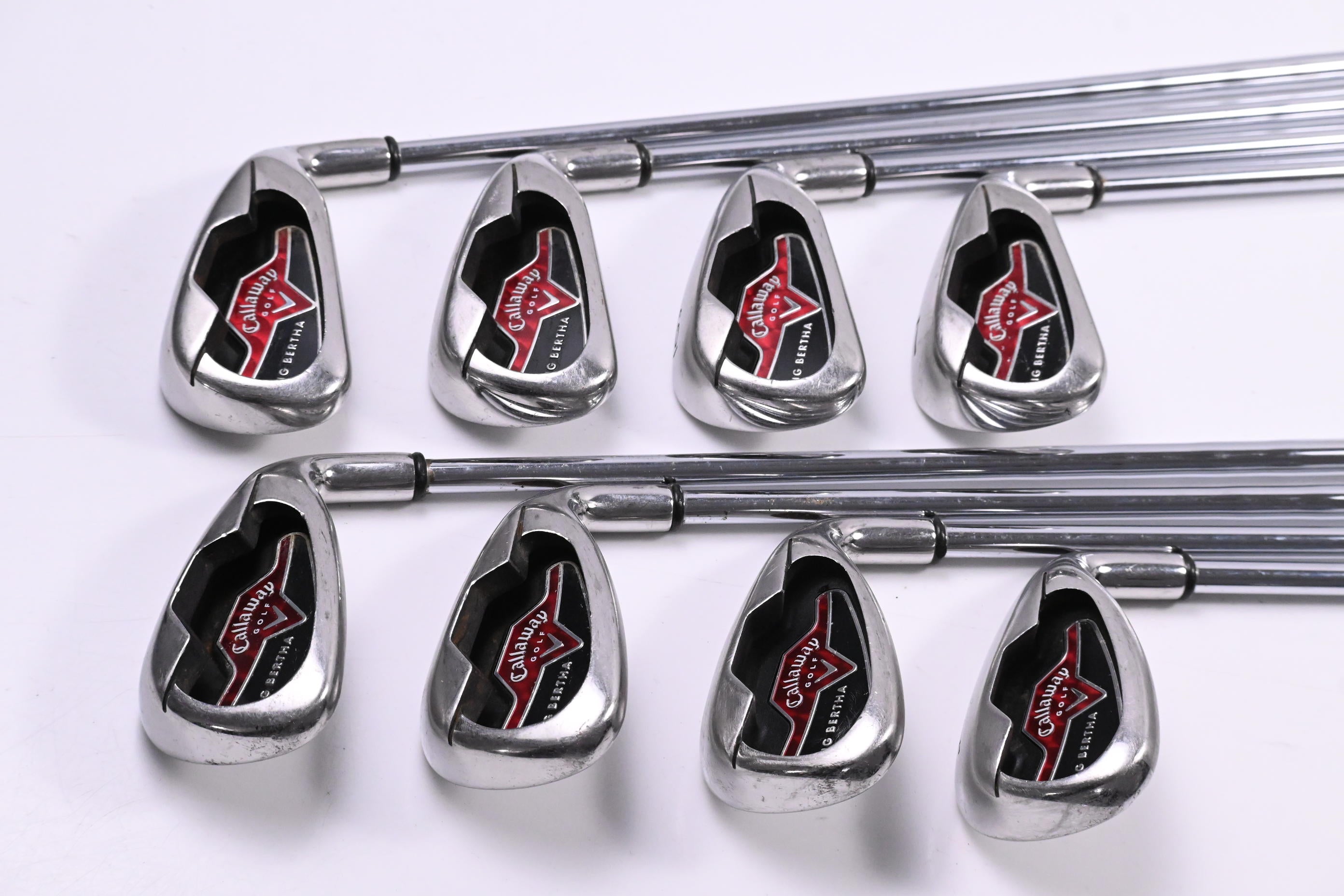 Callaway Big Bertha 2004 Irons / 4-PW+GW / Stiff Flex Callaway Precision Shafts