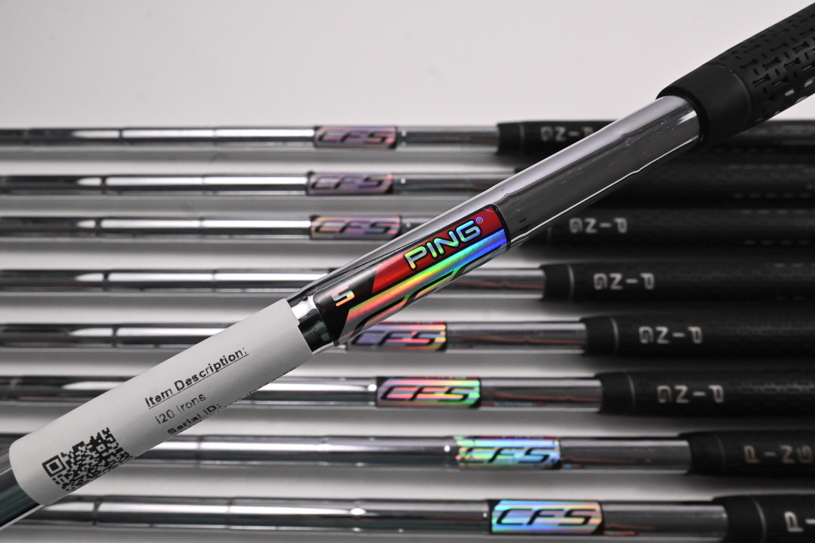 Ping i20 Irons / 3-PW+GW+SW / Yellow Dot / Stiff Flex Ping CFS Shafts