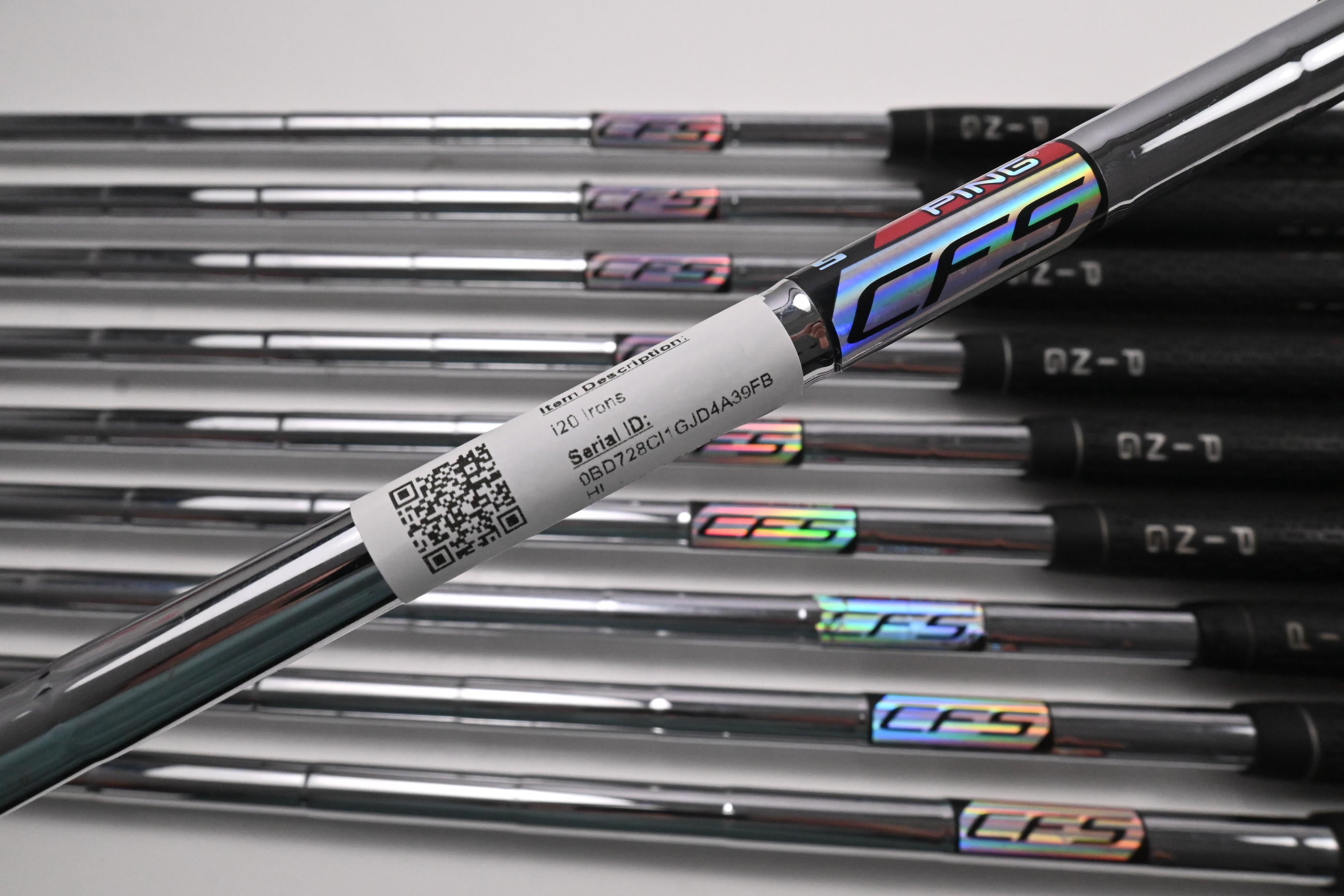 Ping i20 Irons / 3-PW+GW+SW / Yellow Dot / Stiff Flex Ping CFS Shafts