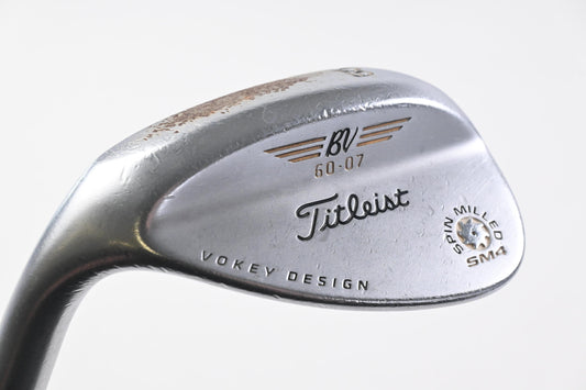 Left Hand Titleist Vokey SM4 Lob Wedge / 60 Degree / Wedge Flex Vokey Design