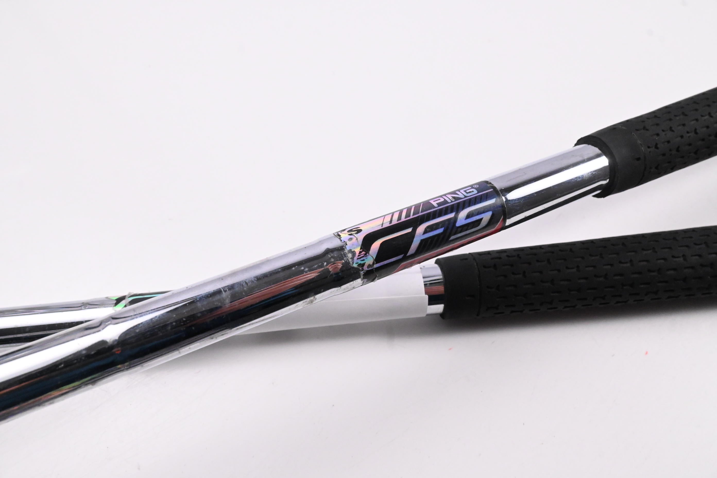 Ping G30 Irons / 4-PW+SW / Silver Dot / Stiff Flex Ping CFS Distance Shafts