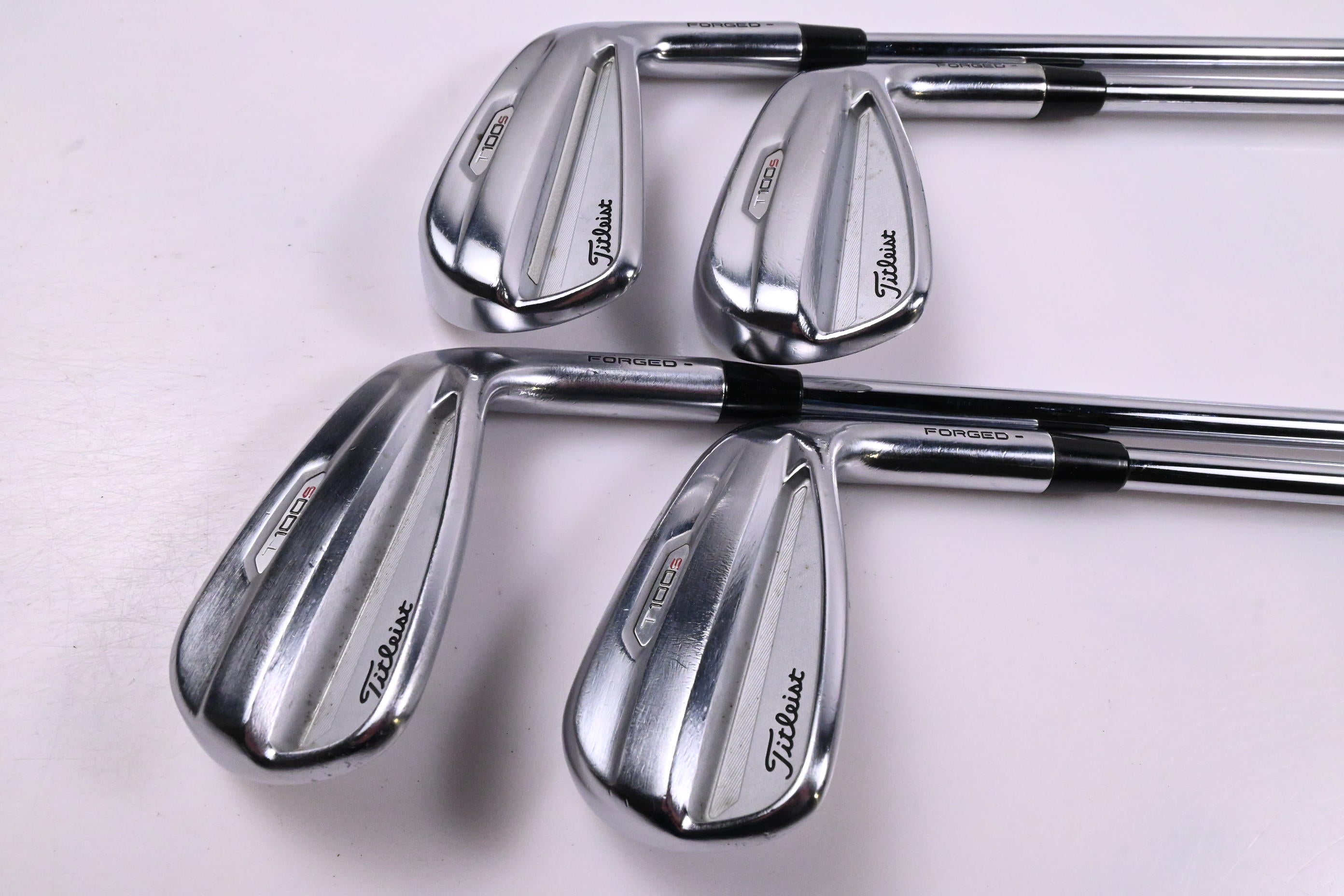 Titleist T100.S 2021 Irons / 7-PW / Regular Flex AMT Black R300 Shafts