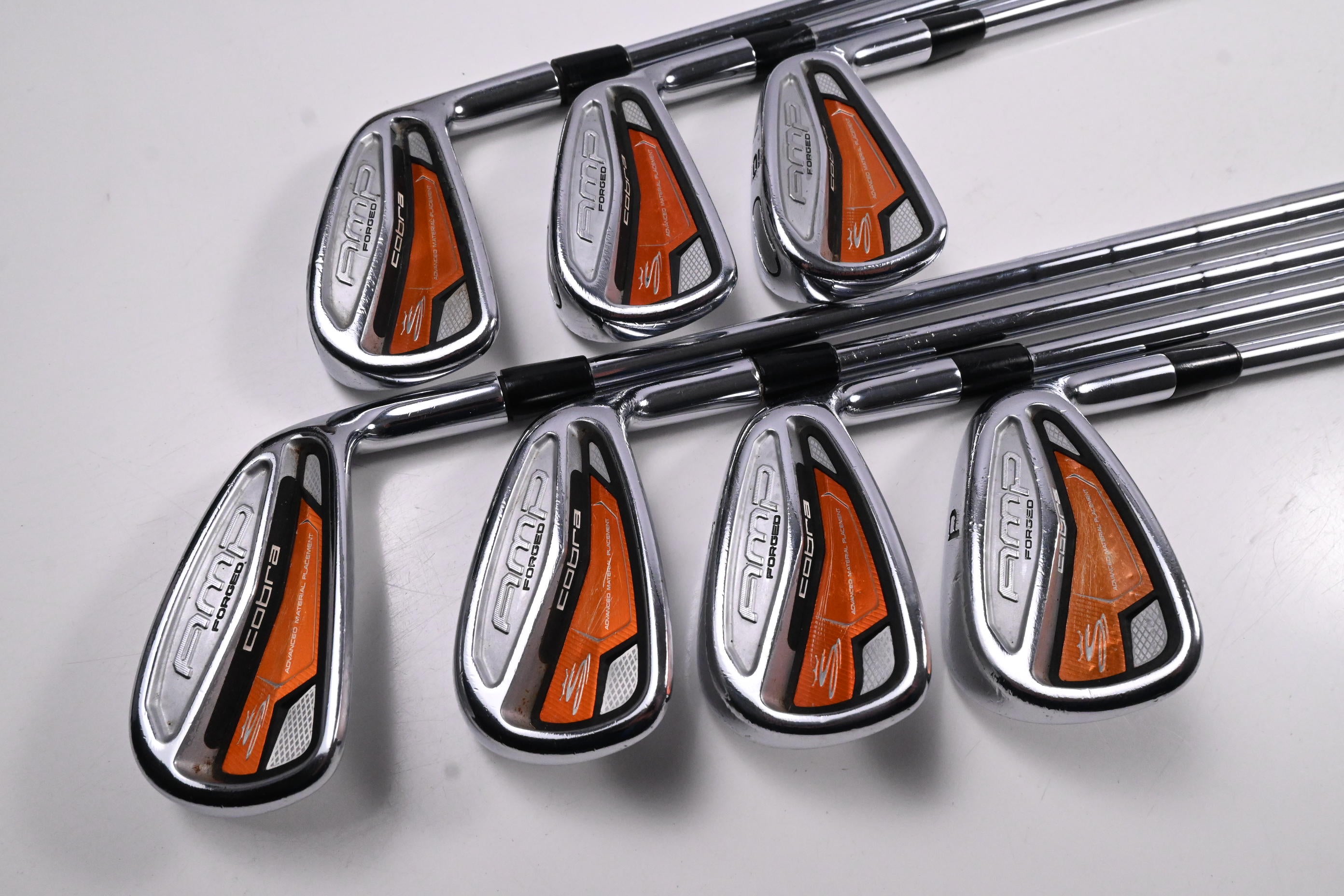Cobra AMP Forged Irons / 4-PW / Stiff Flex KBS Tour 120 Steel Shafts