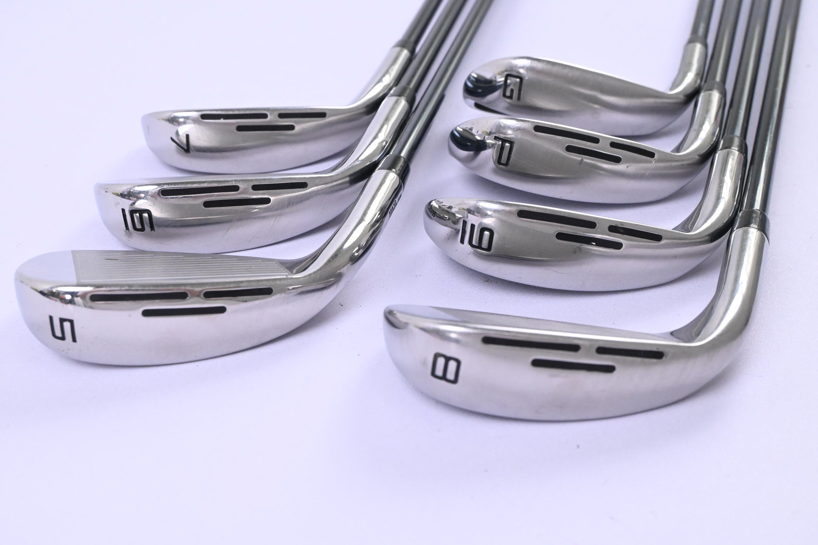 Wilson DYNAPWR 2023 Irons / 5-PW+GW / Senior Flex Recoil Dart 65 Shafts