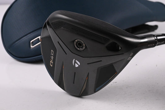 Taylormade Qi4D #3 Wood / 15 Degree / Regular Flex REAX White 55 Shaft
