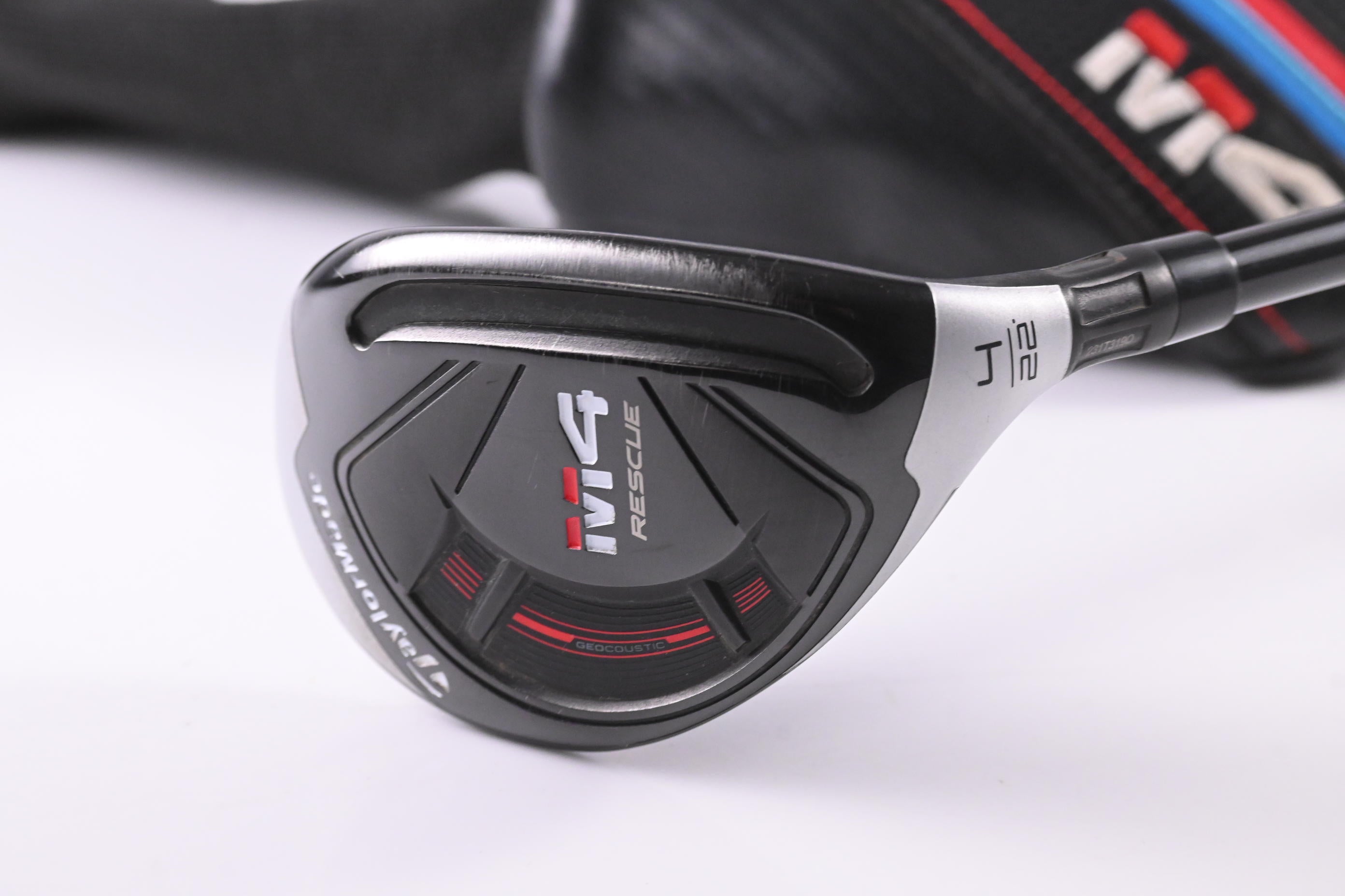 Taylormade M4 #4 Hybrid / 22 Degree / Regular Flex Fujikura Atmos Red 6 Shaft