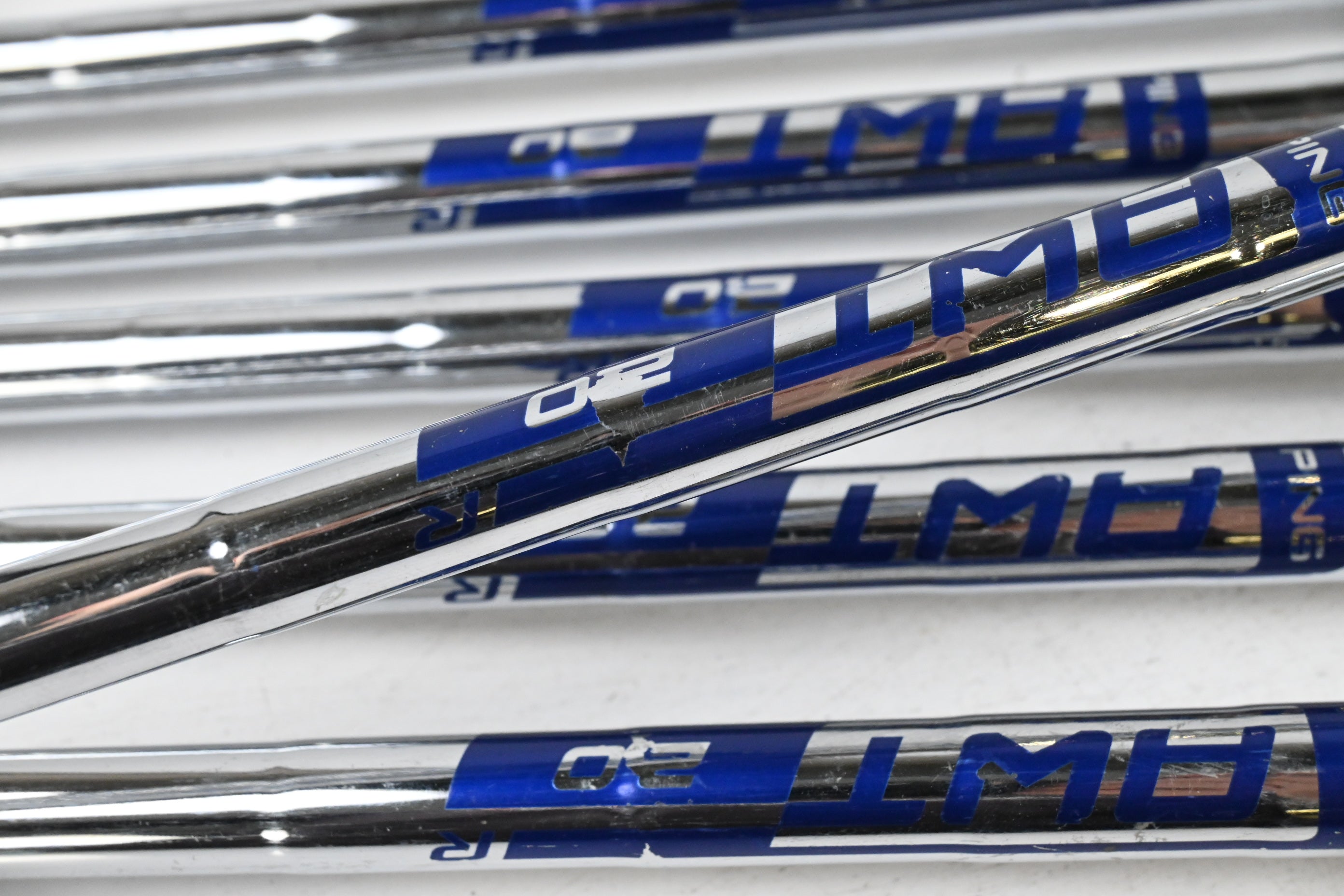 Ping G Series Irons / 5-9i+SW / Blue Dot / Regular Flex Ping AWT 2.0 Shafts