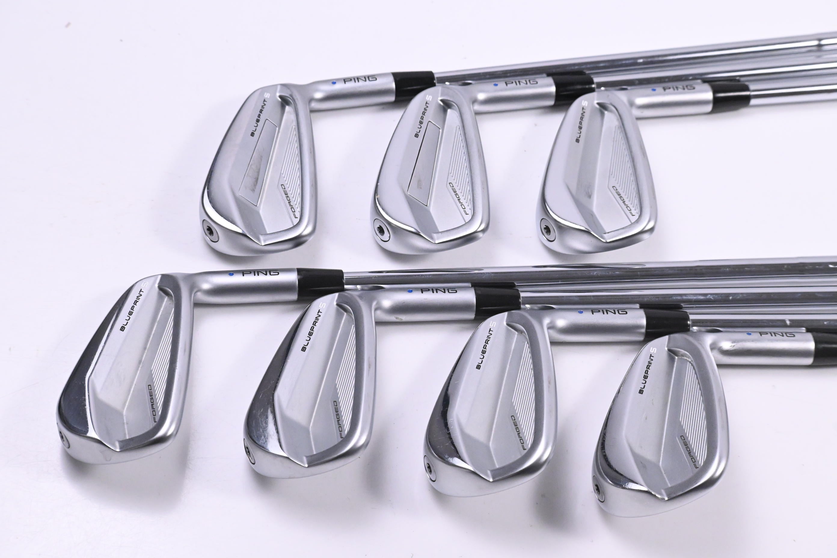 Ping Blueprint S Irons / 4-PW / Blue Dot / X-Flex Steel Shafts