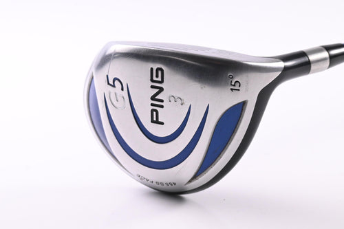 Ping G5 #3 Wood / 15 Degree / Regular Flex Grafalloy Prolaunch Blue 75 Shaft