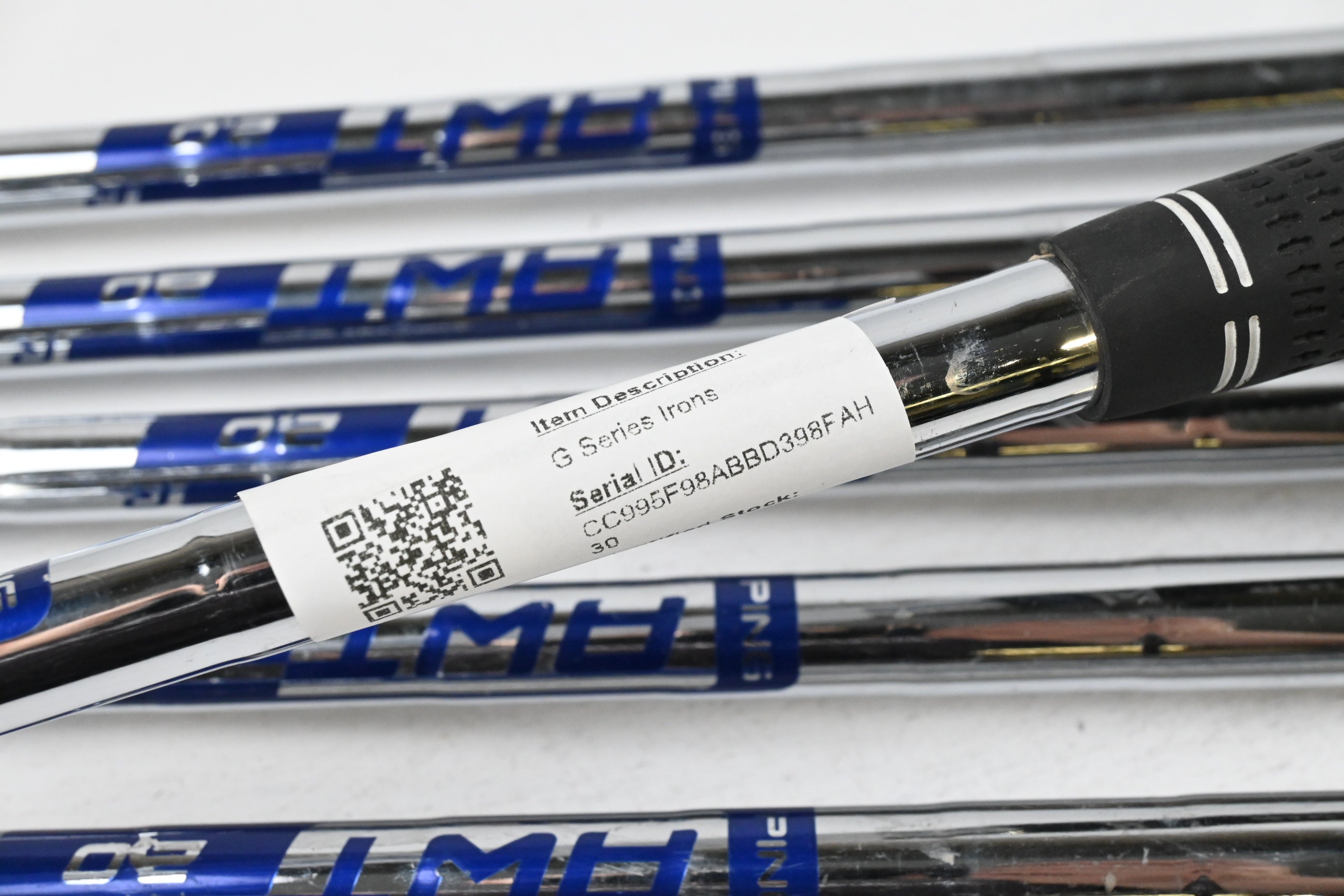 Ping G Series Irons / 5-9i+SW / Blue Dot / Regular Flex Ping AWT 2.0 Shafts