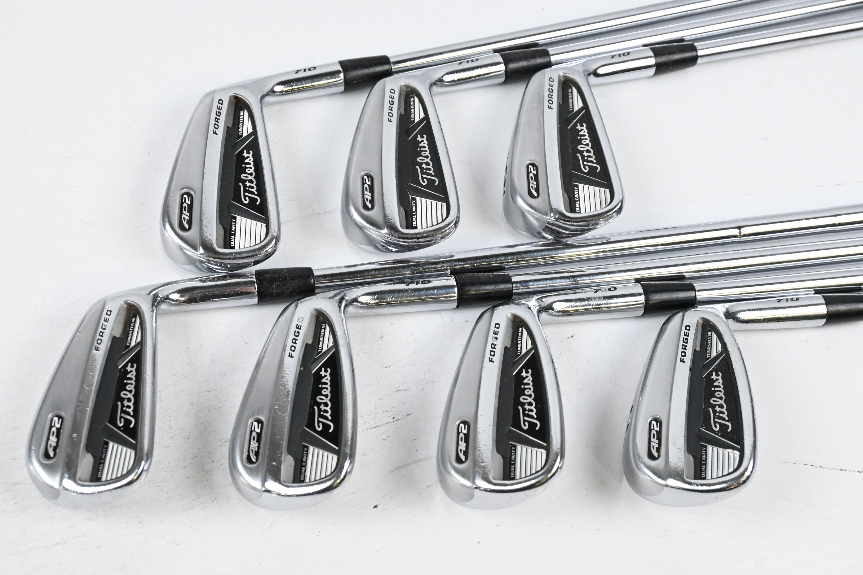 Titleist AP2 710 Irons / 4-PW / Stiff Flex Steel Shafts