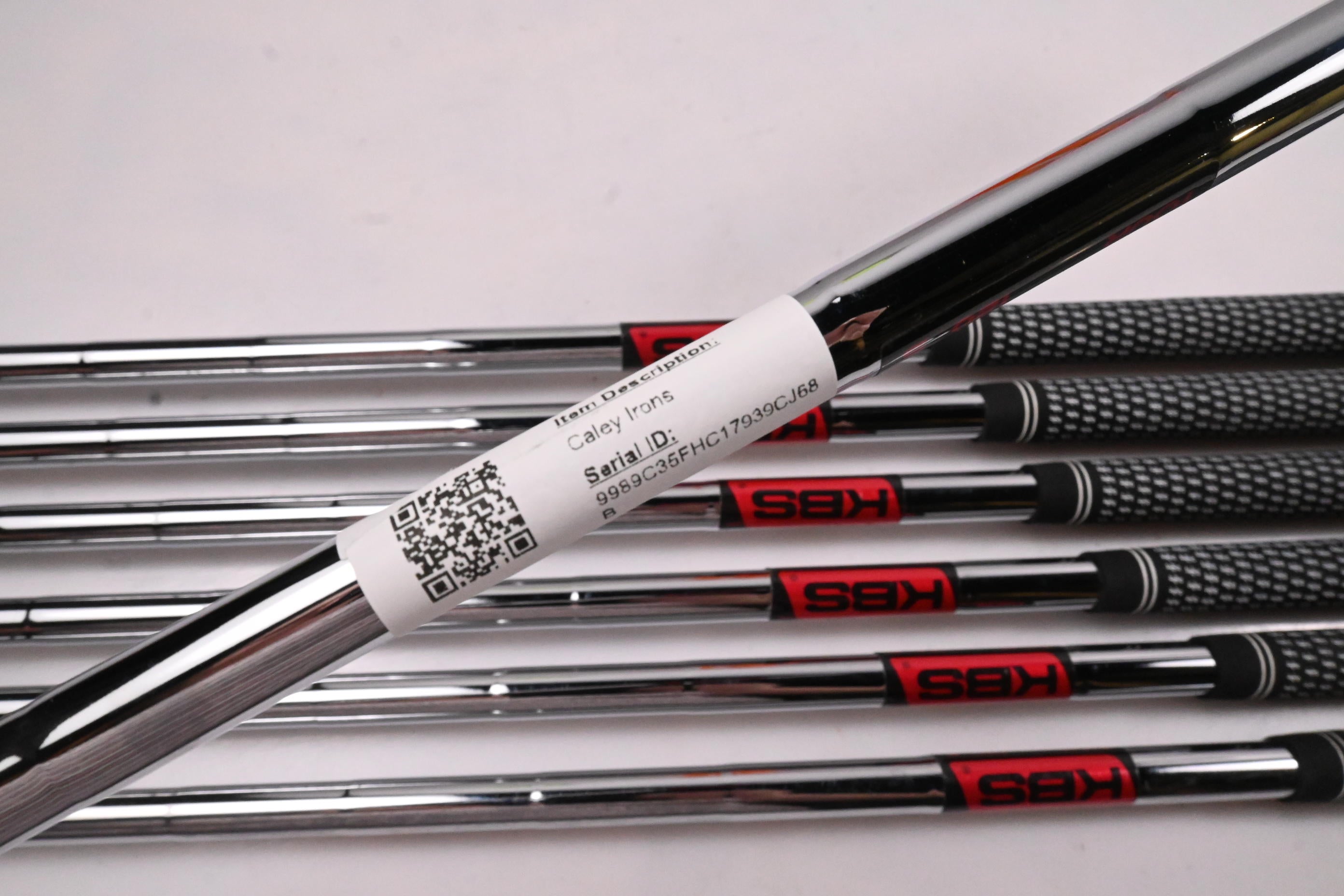 Caley 01T Irons / 4-PW / Stiff Flex KBS Tour 120 Shafts