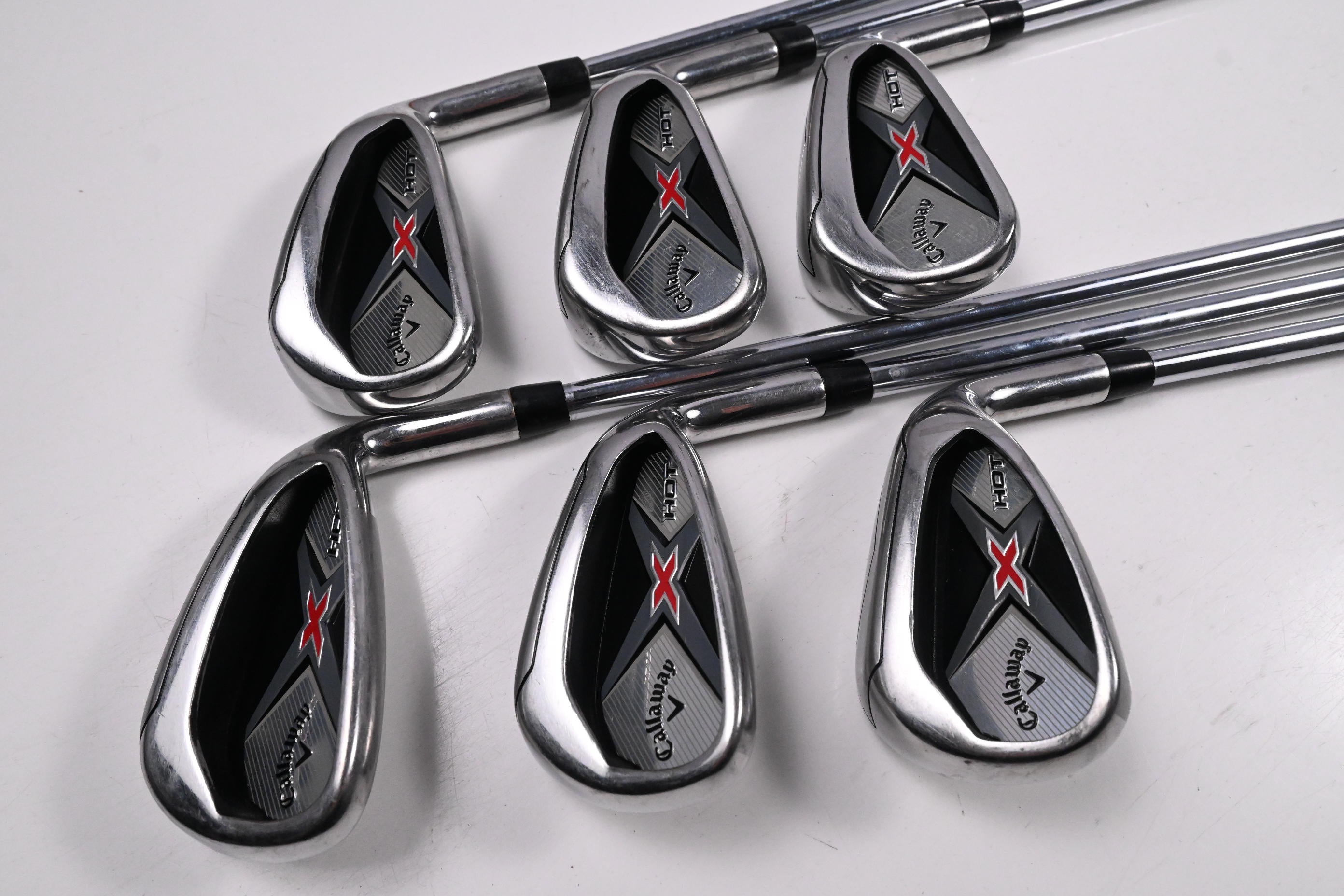 Callaway X Hot 2019 Irons / 5-PW / Regular Flex True Temper XP 85 R300 Shafts