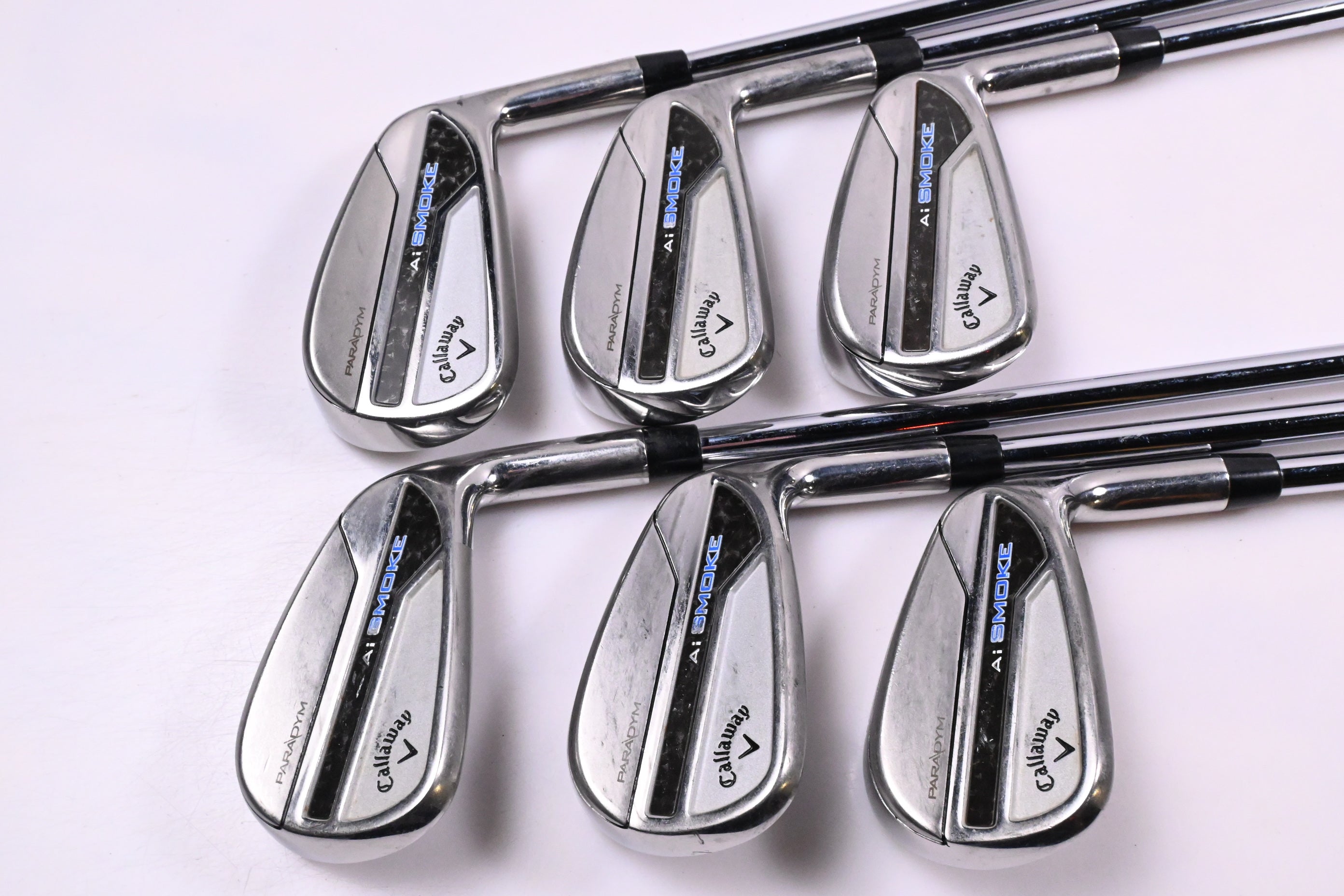 Callaway Paradym Ai Smoke Irons / 5-PW / Regular Flex Elevate MPH 95 Shafts