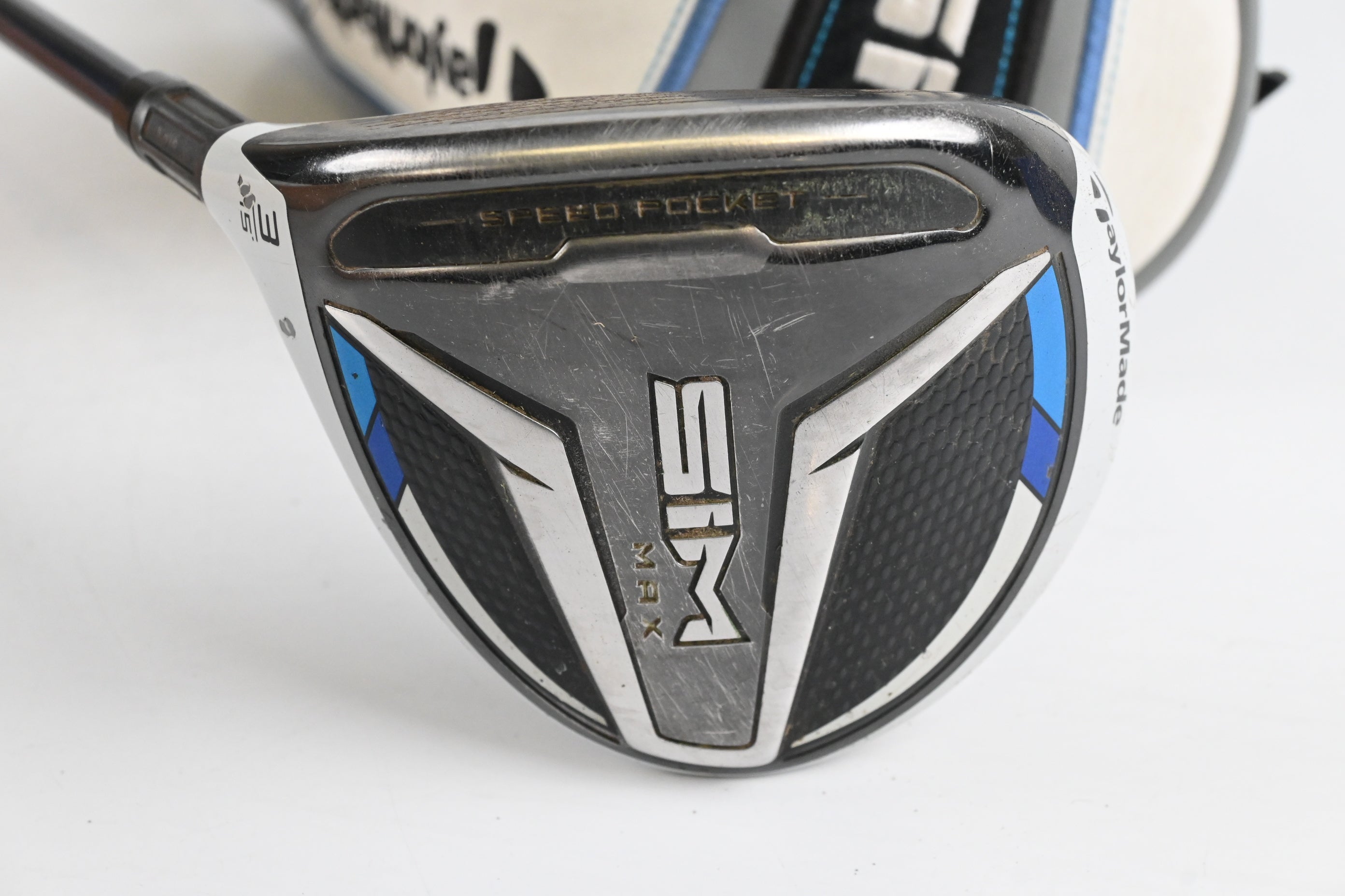 Left Hand Taylormade SIM Max #3 Wood / 15 Degree / Regular Flex Ventus Blue 5