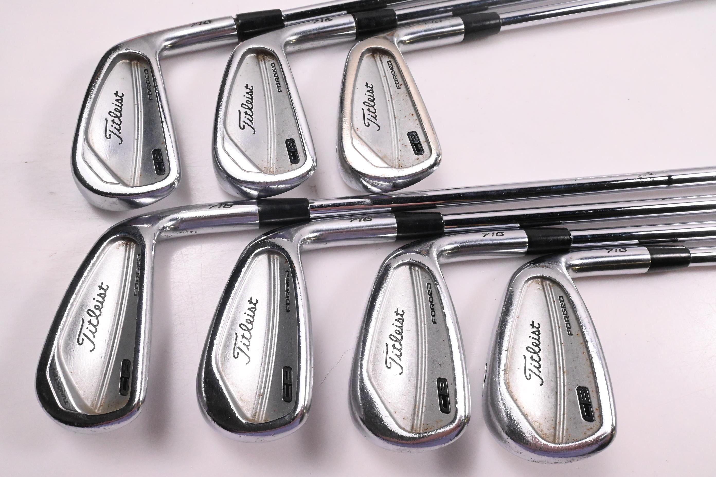 Titleist 716 CB Irons / 4-PW / Stiff Flex Dynamic Gold S300 Shafts