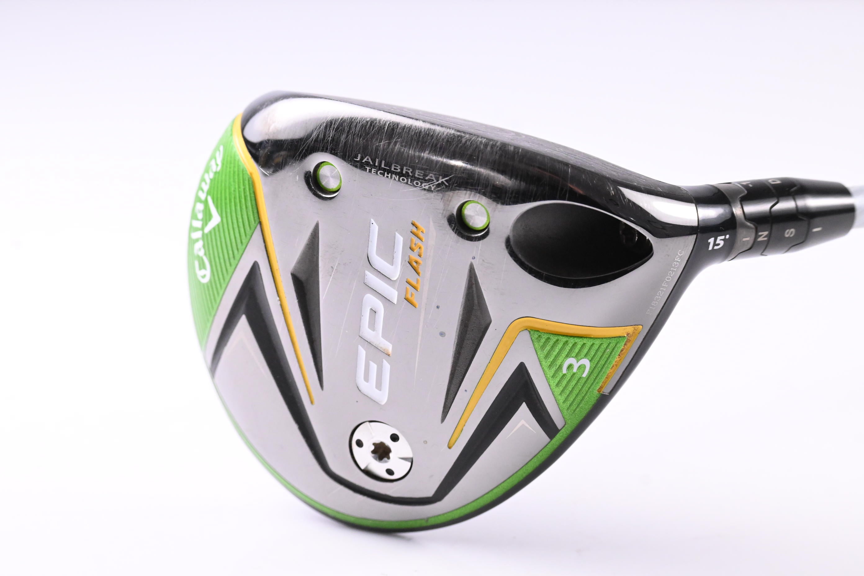 Callaway Epic Flash #3 Wood / 15 Degree / Stiff Flex Evenflow T1100 White 75