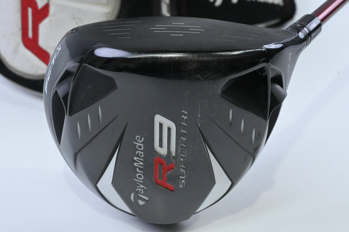 Taylormade R9 Supertri Driver / 9.5 Degree / Stiff Flex Fujikura Motore 55 Shaft