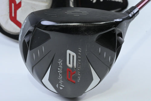 Taylormade R9 Supertri Driver / 9.5 Degree / Stiff Flex Fujikura Motore 55 Shaft