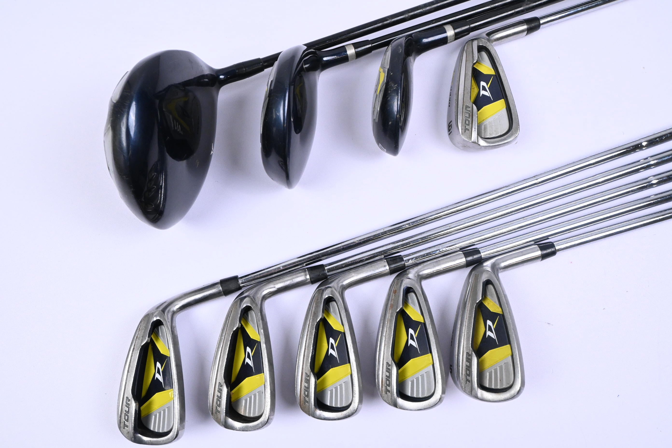 Junior Wilson Deep Red Package Set / Woods, Hybrid, Irons