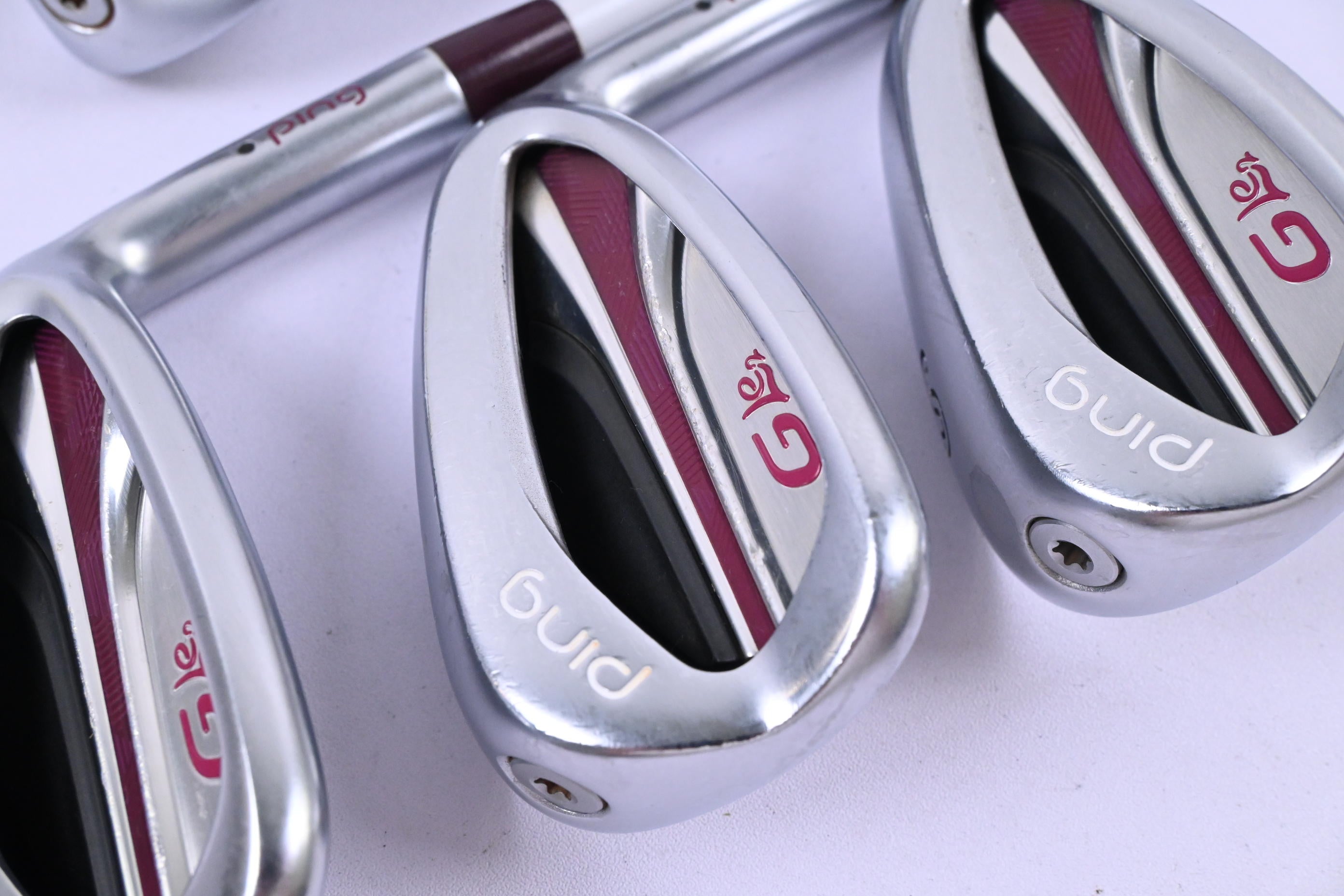 Ladies Ping G Le2 Irons / 7-PW+SW / Black Dot / Ladies Flex Ping ULT 240 Shafts