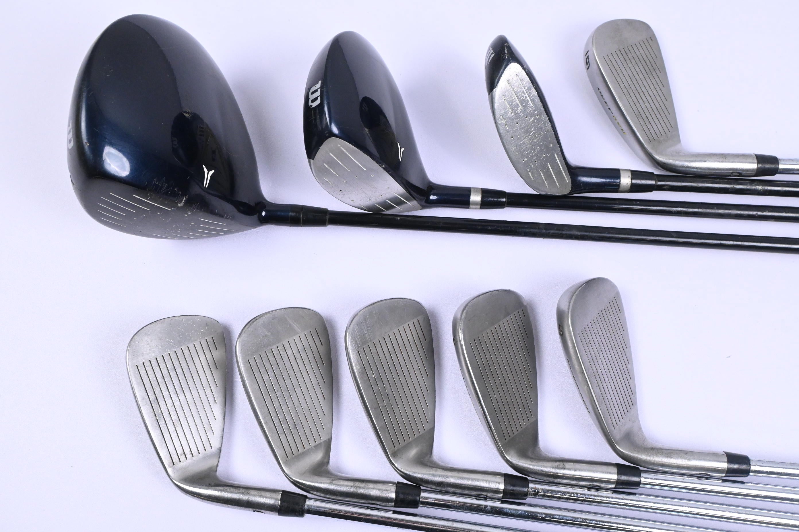 Junior Wilson Deep Red Package Set / Woods, Hybrid, Irons