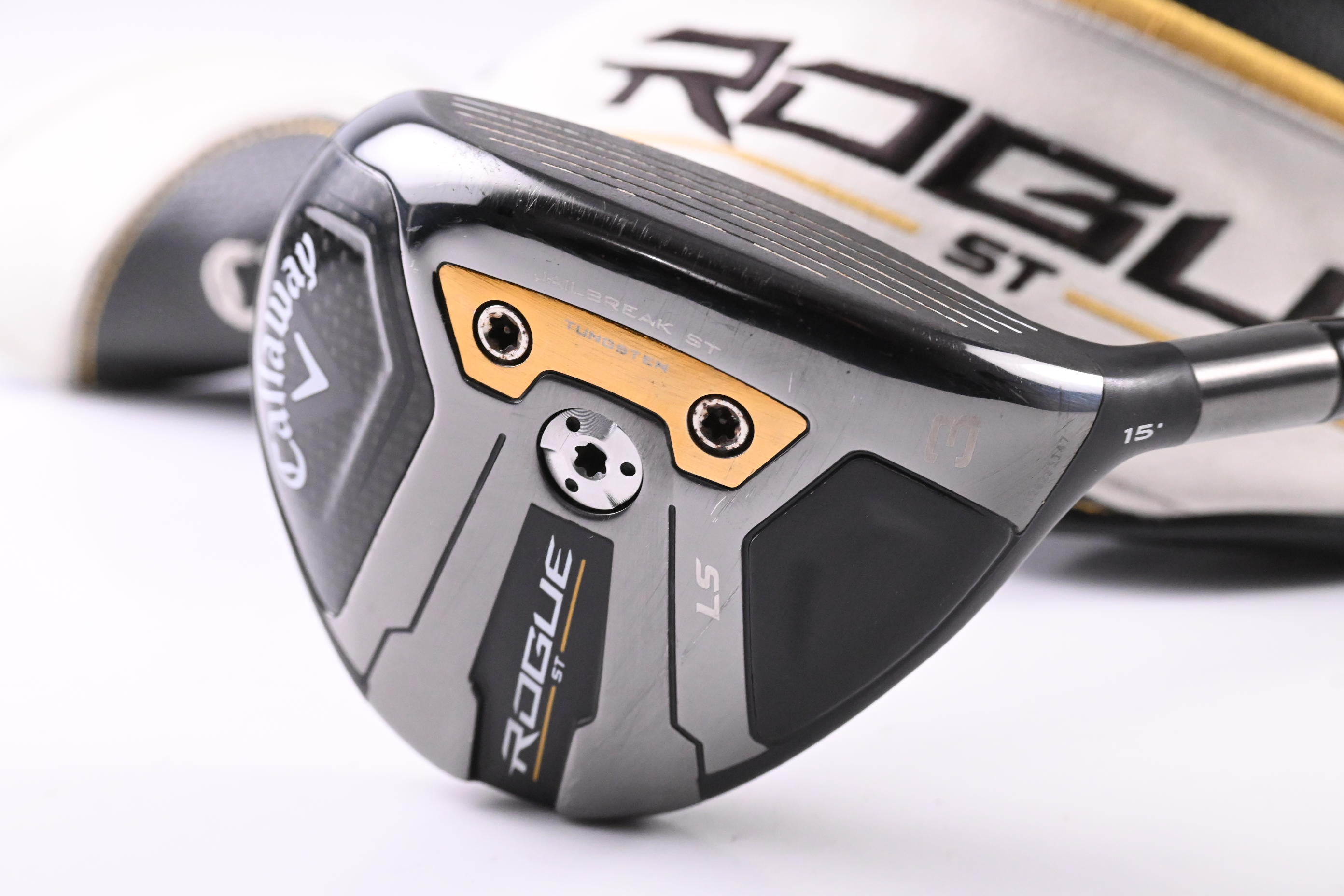 Callaway Rogue ST LS #3 Wood / 15 Degree / Stiff Flex Tensei AV White 65 Shaft