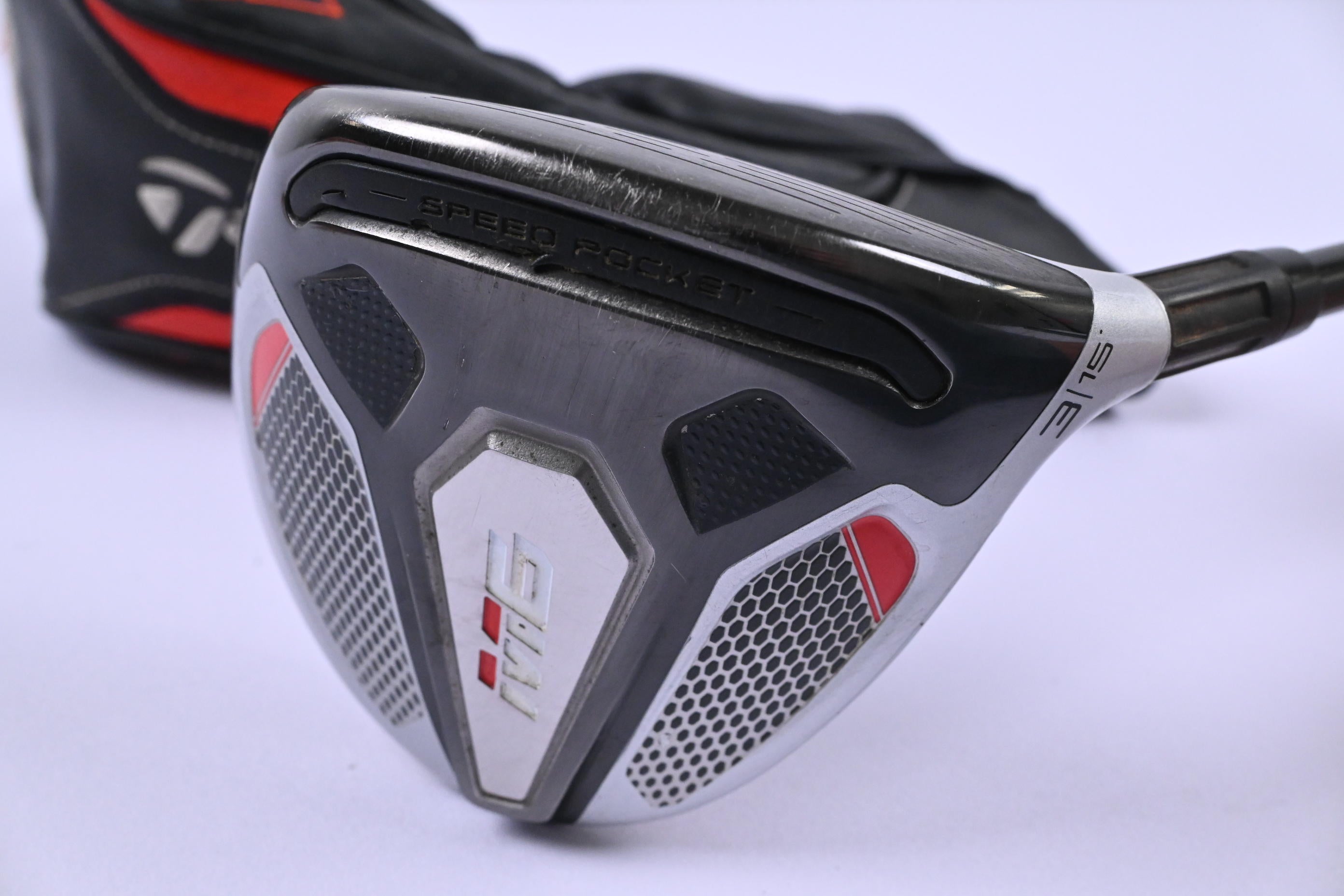 Taylormade M6 #3 Wood / 15 Degree / Stiff Flex Fujikura Atmos Orange 6 Shaft