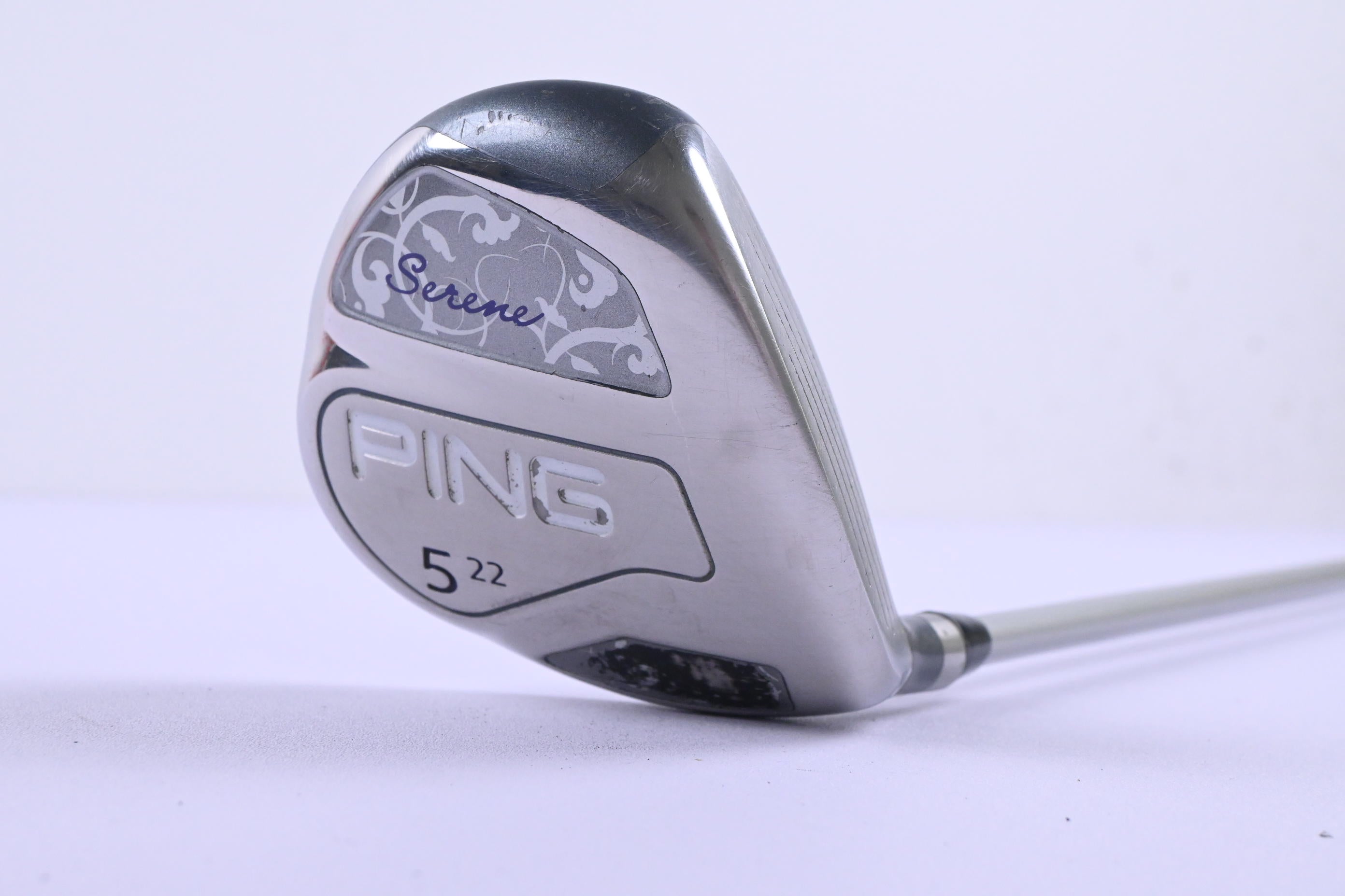 Ladies Ping Serene #5 Wood / 22 Degree / Ladies Flex Ping ULT 210 Lite Shaft