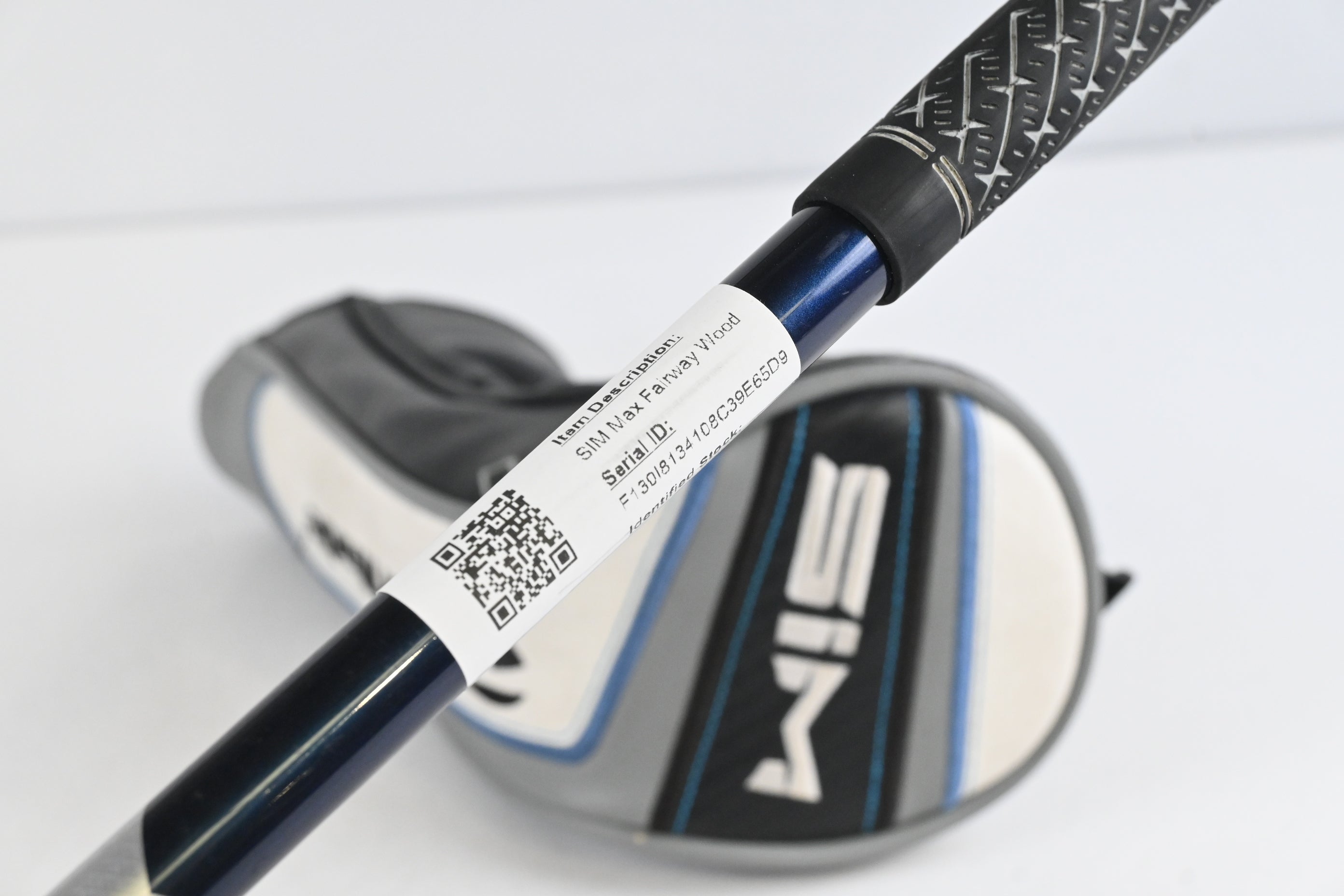 Left Hand Taylormade SIM Max #3 Wood / 15 Degree / Regular Flex Ventus Blue 5