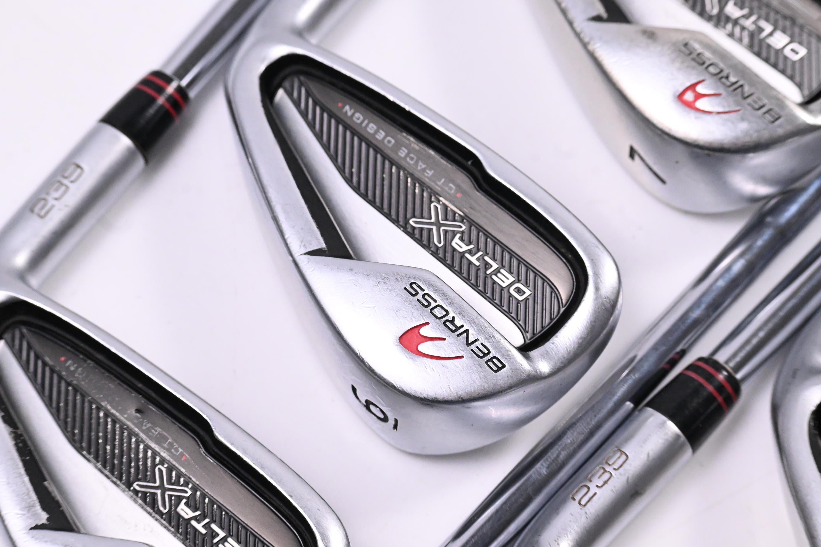 Benross Delta X Irons / 5-PW+SW / Stiff Flex KBS Tour 105 Shafts