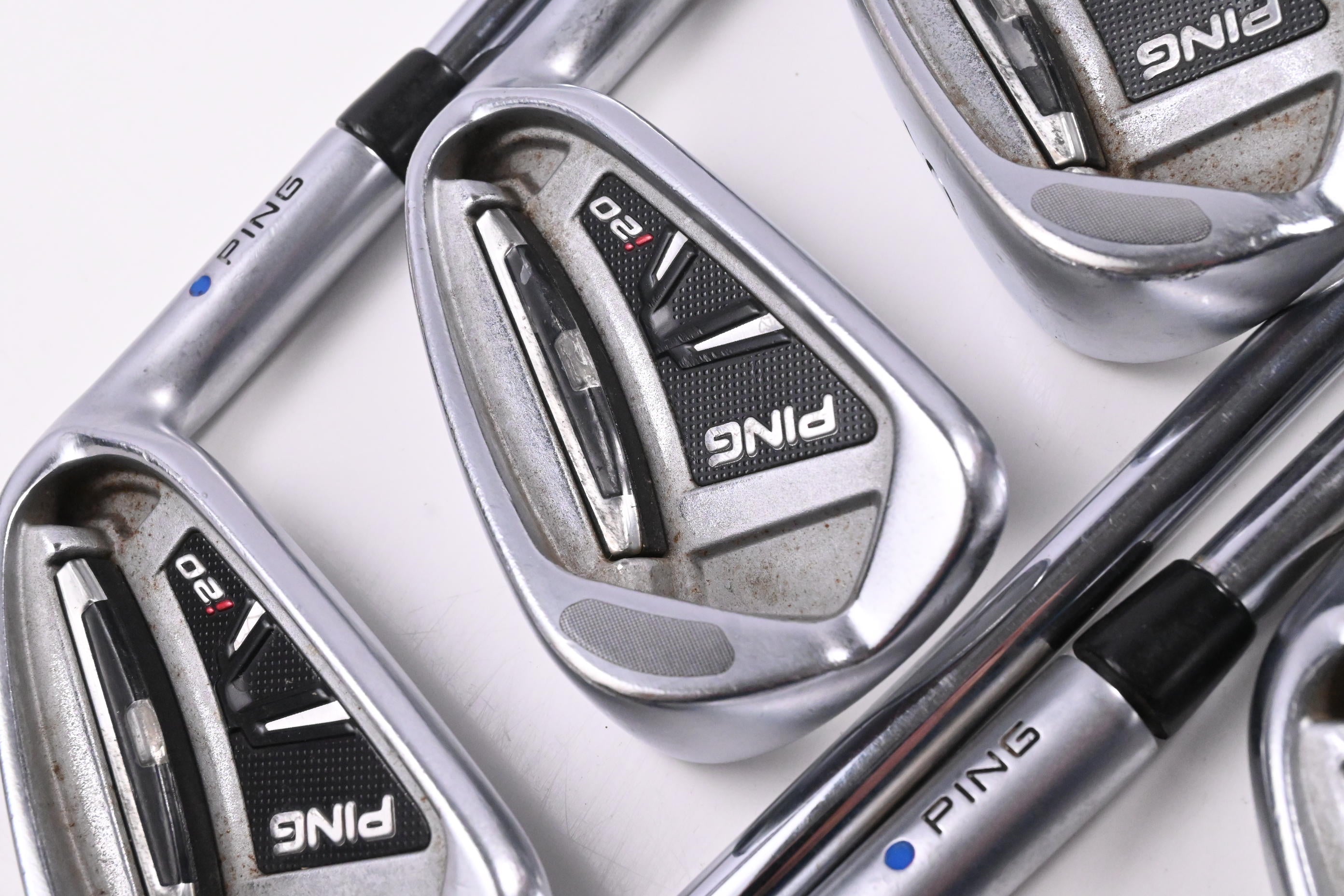Ping i20 Irons / 4-PW / Blue Dot / Regular Flex Ping CFS Shafts