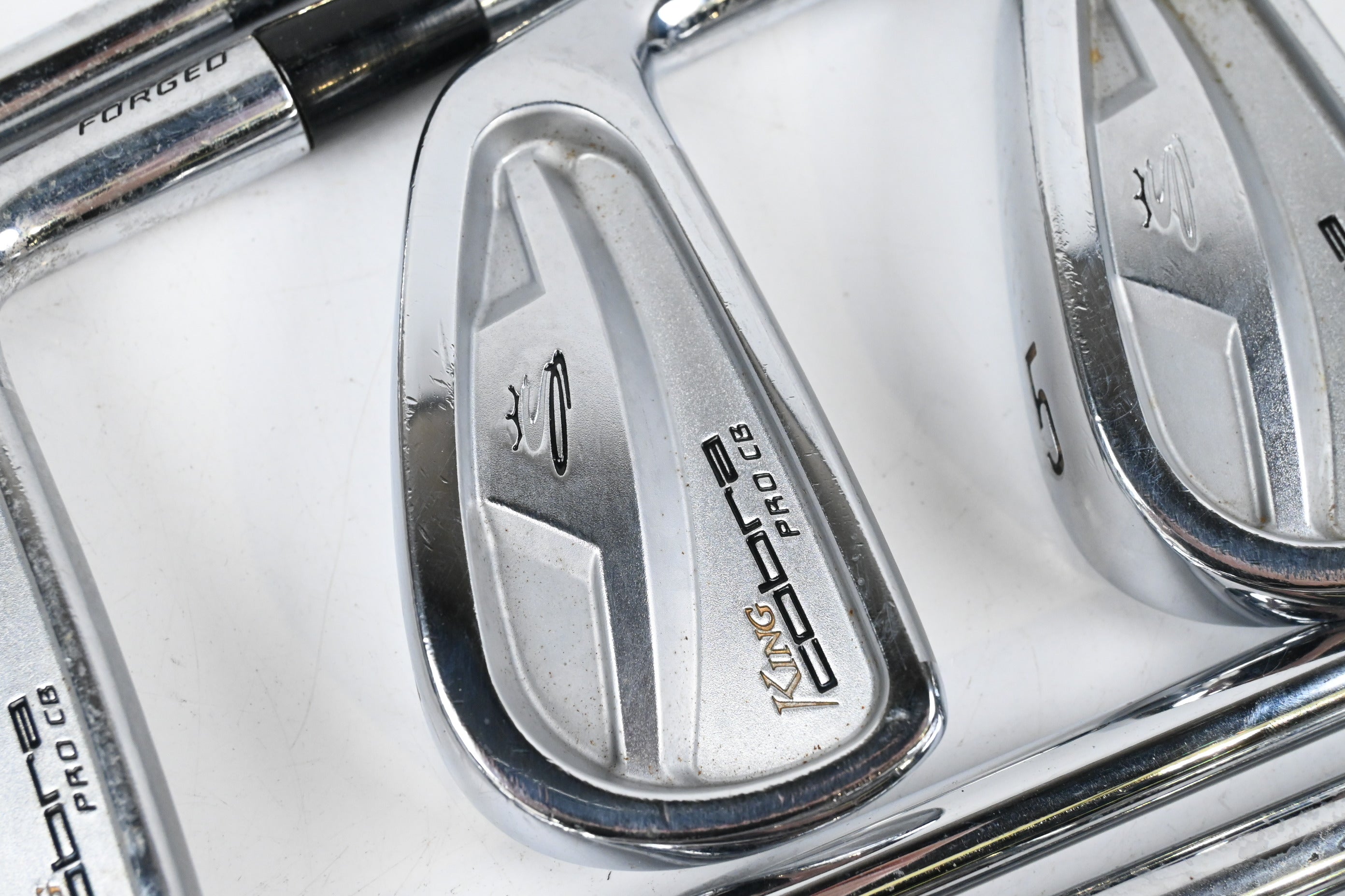 Cobra Pro CB Irons / 2-PW / Regular Flex Project X Rifle Steel Shaft
