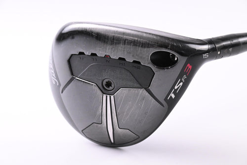 Titleist TSR3 #3 Wood / 15 Degree / X-Flex HZRDUS Black 70 Shaft