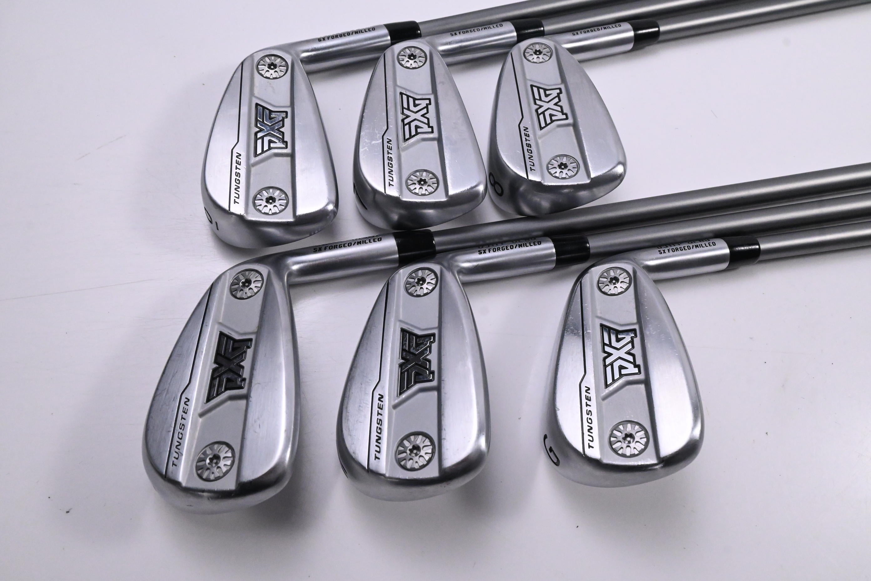 PXG 0311 P Gen8 Irons / 6-PW+GW / Stiff Flex Denali Frost Silver 105 Shafts