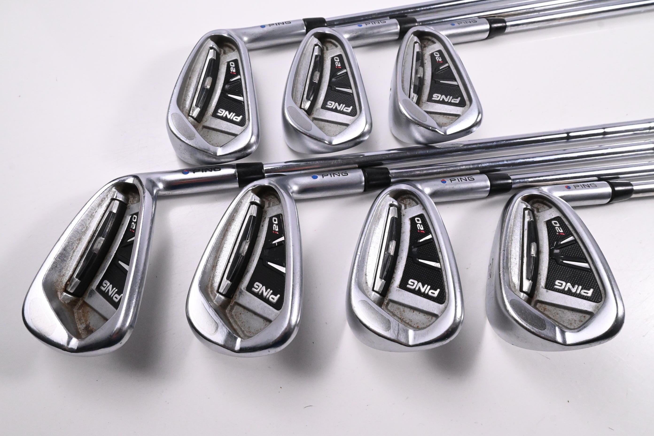 Ping i20 Irons / 4-PW / Blue Dot / Regular Flex Ping CFS Shafts
