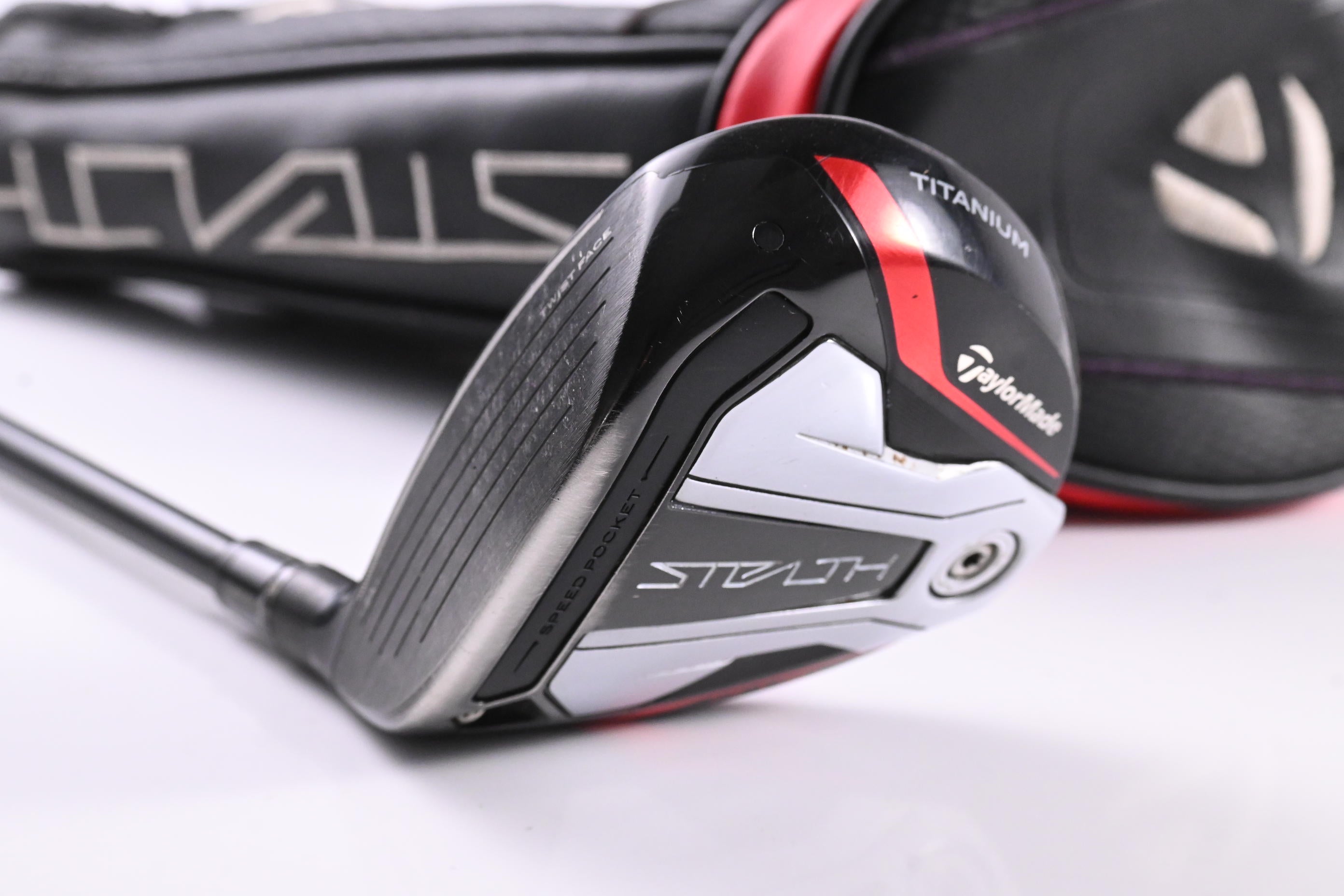 Left Hand Taylormade Stealth Plus #3 Wood / 15 Degree / Regular Flex HZRDUS
