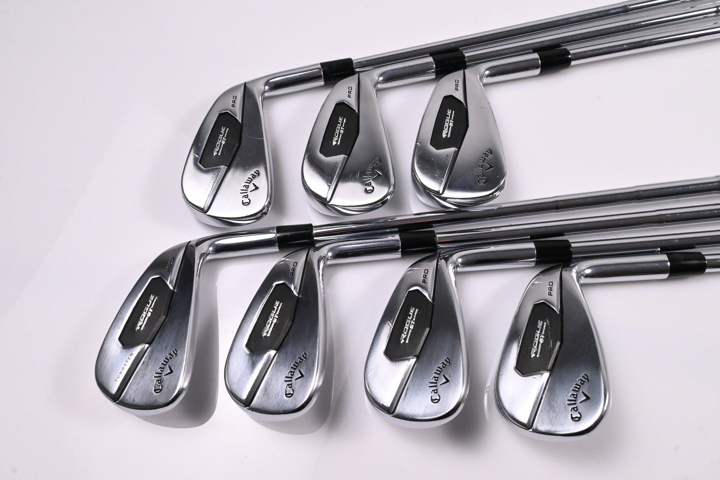 Callaway Rogue ST Pro Irons / 4-PW / X-Flex True Temper Elevate MPH 115 Shafts