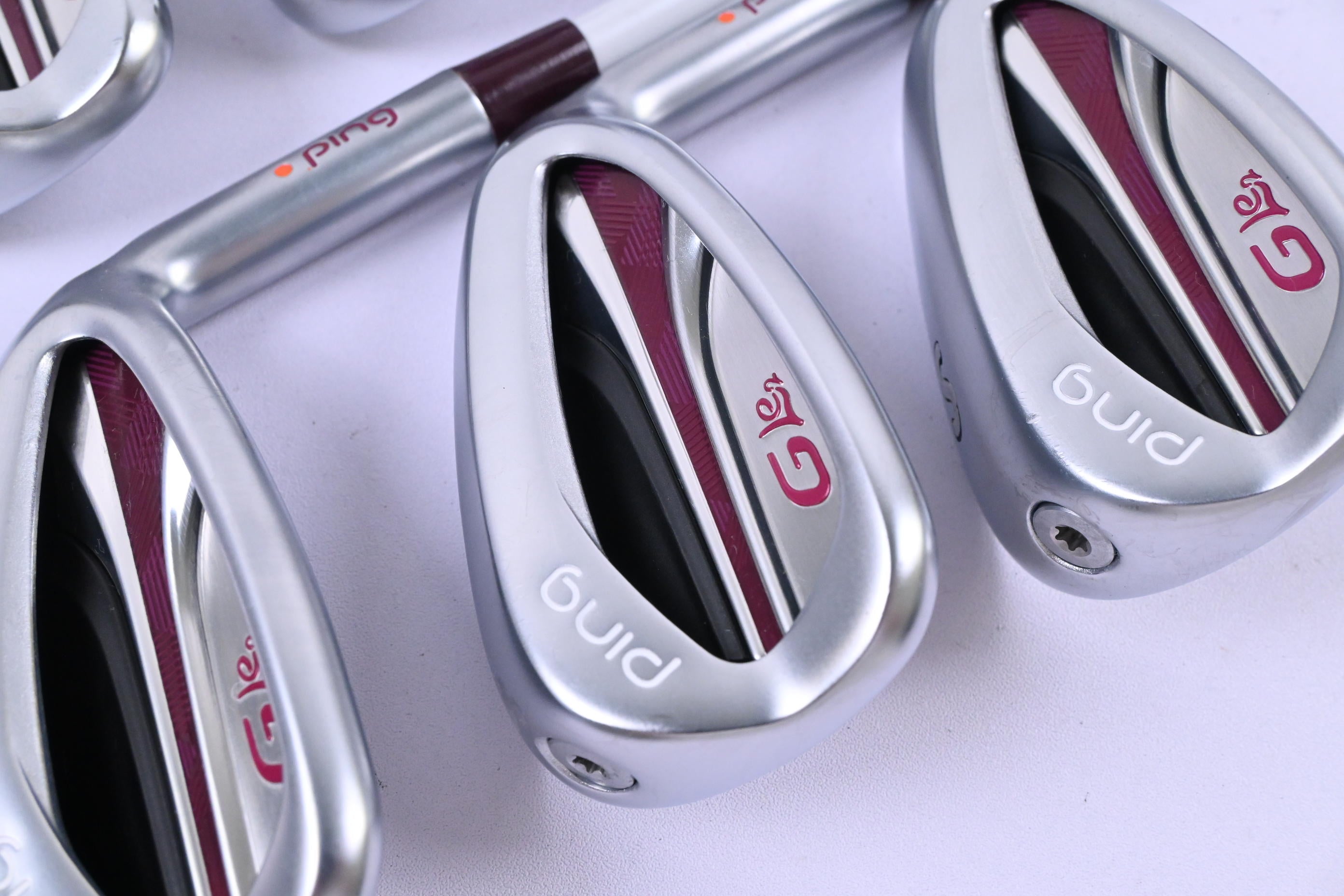 Ladies Ping G Le2 Irons / 6-PW+SW / Orange Dot / Ladies Flex Ping ULT 240 Shafts