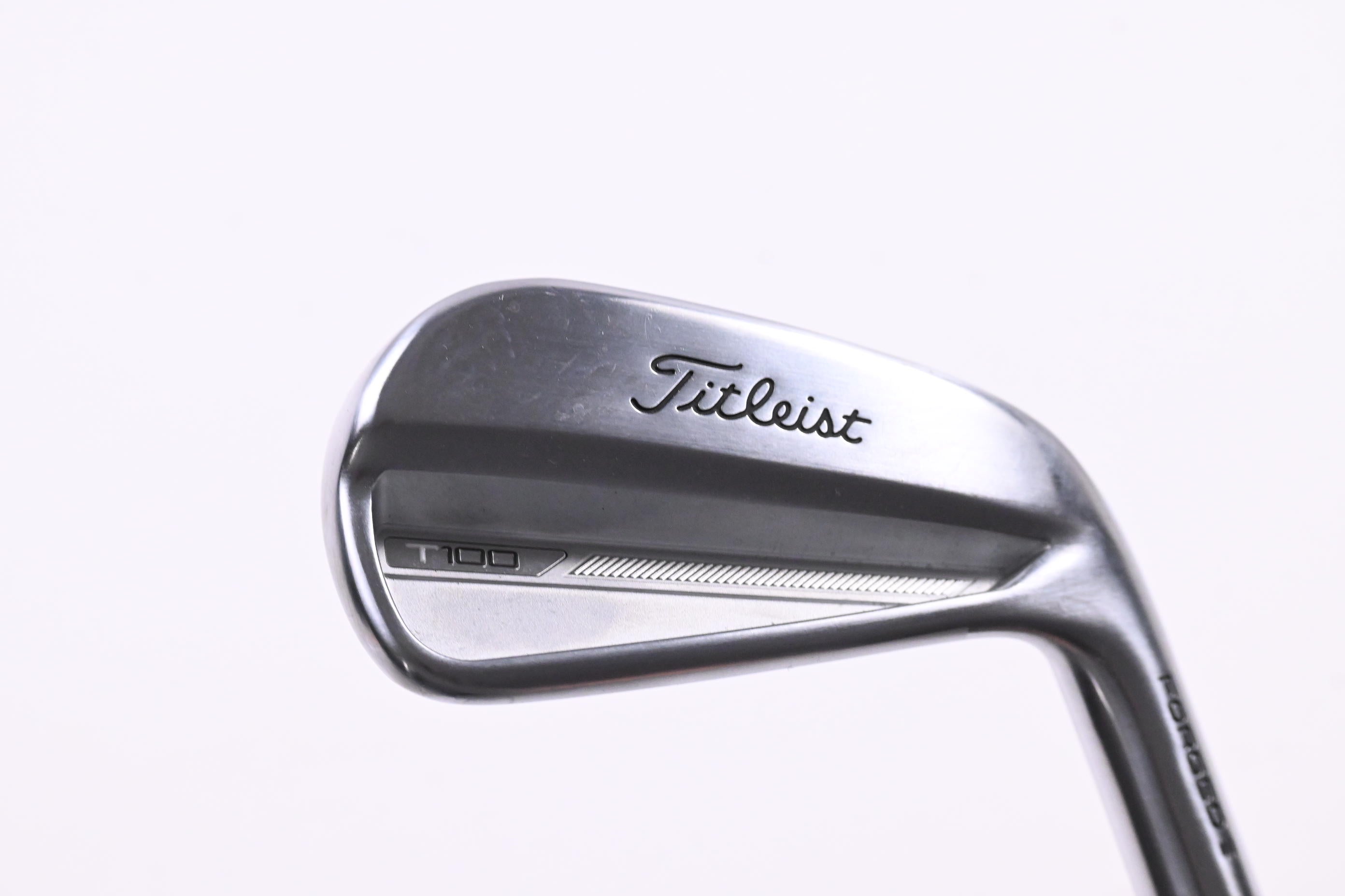Titleist T100 2023 #4 Iron / 24 Degree / Stiff Flex AMT Tour White S300 Shaft