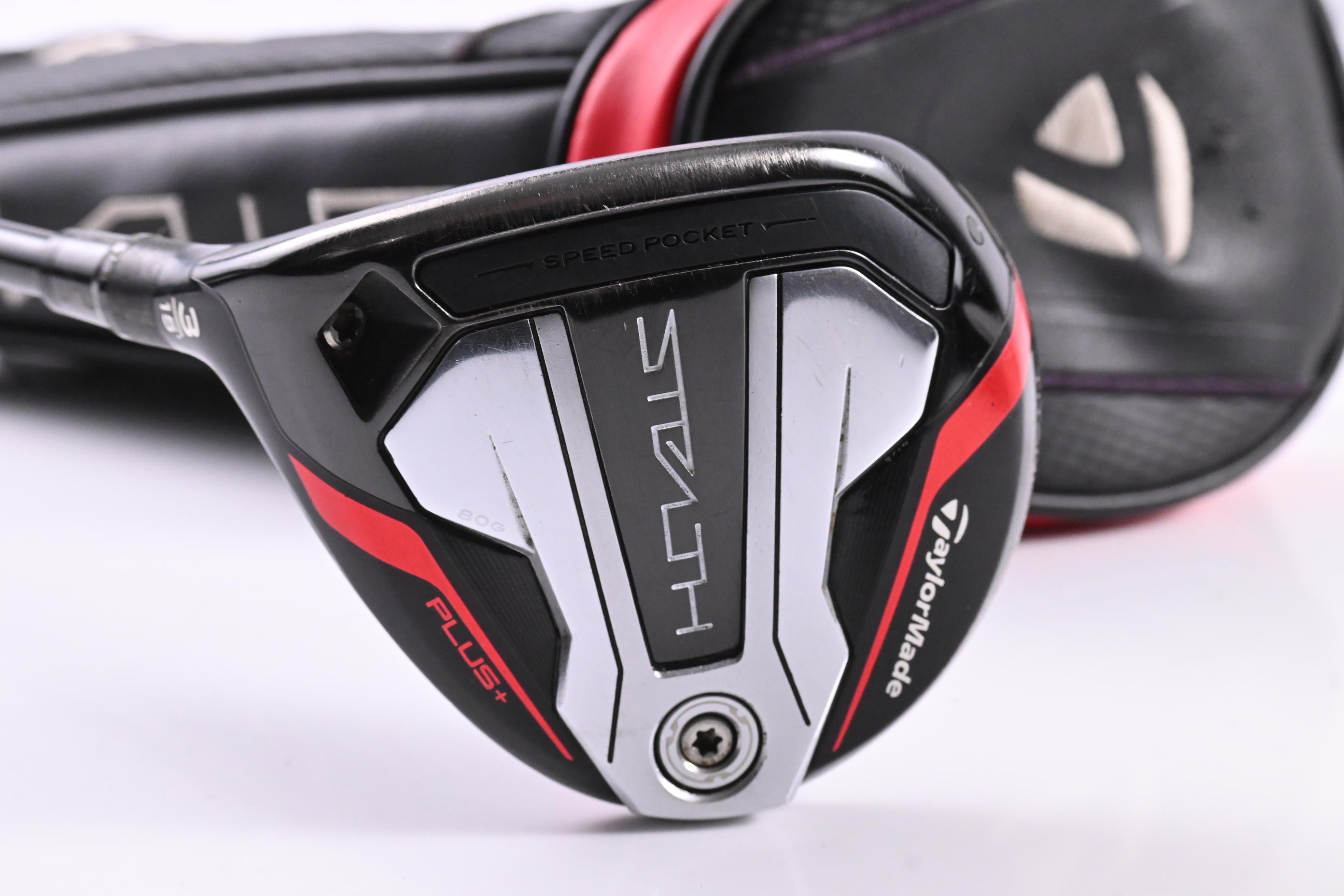 Left Hand Taylormade Stealth Plus #3 Wood / 15 Degree / Regular Flex HZRDUS