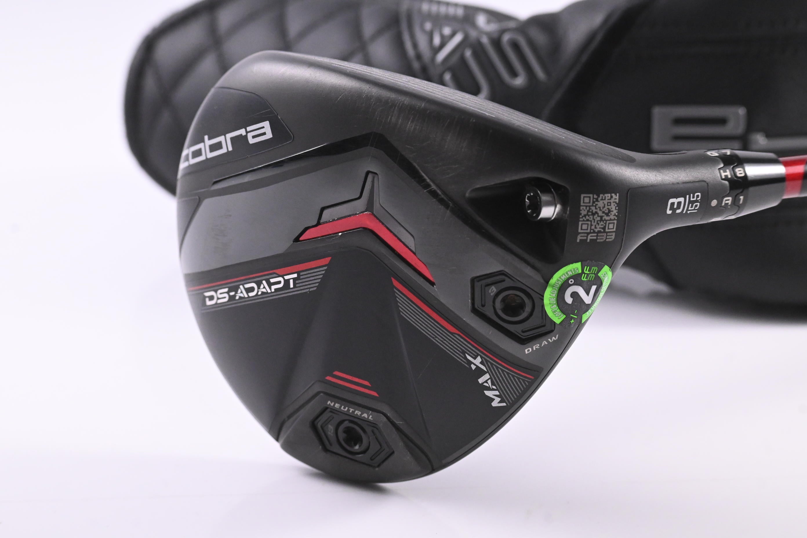 Cobra DS-Adapt Max #3 Wood / 15.5 Degree / Regular Flex Denali Red 50 Shaft