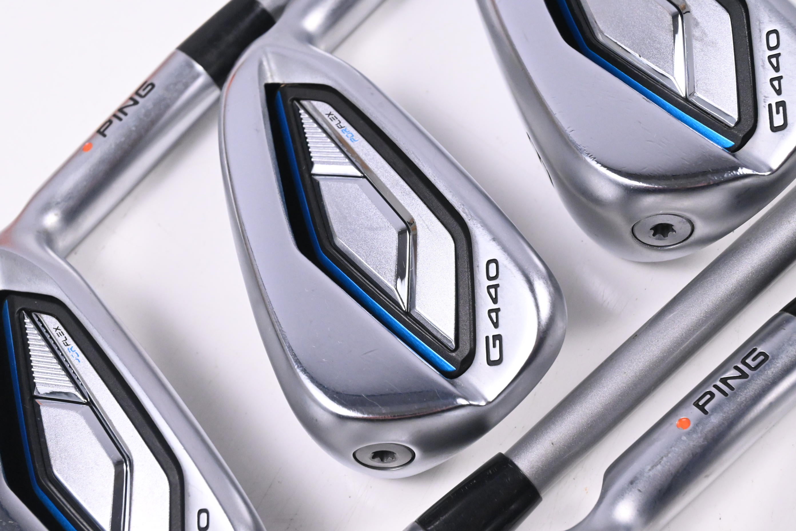 Ping G440 Irons / 6-PW+SW / Orange Dot / Senior Flex Ping Alta Quick 45 Shafts