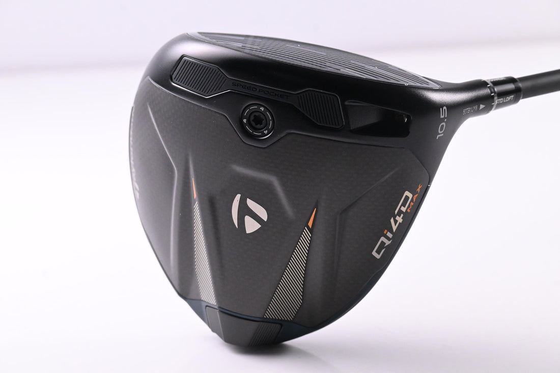 Taylormade Qi4D Max Driver / 10.5 Degree / Regular Flex REAX Blue 50 Shaft